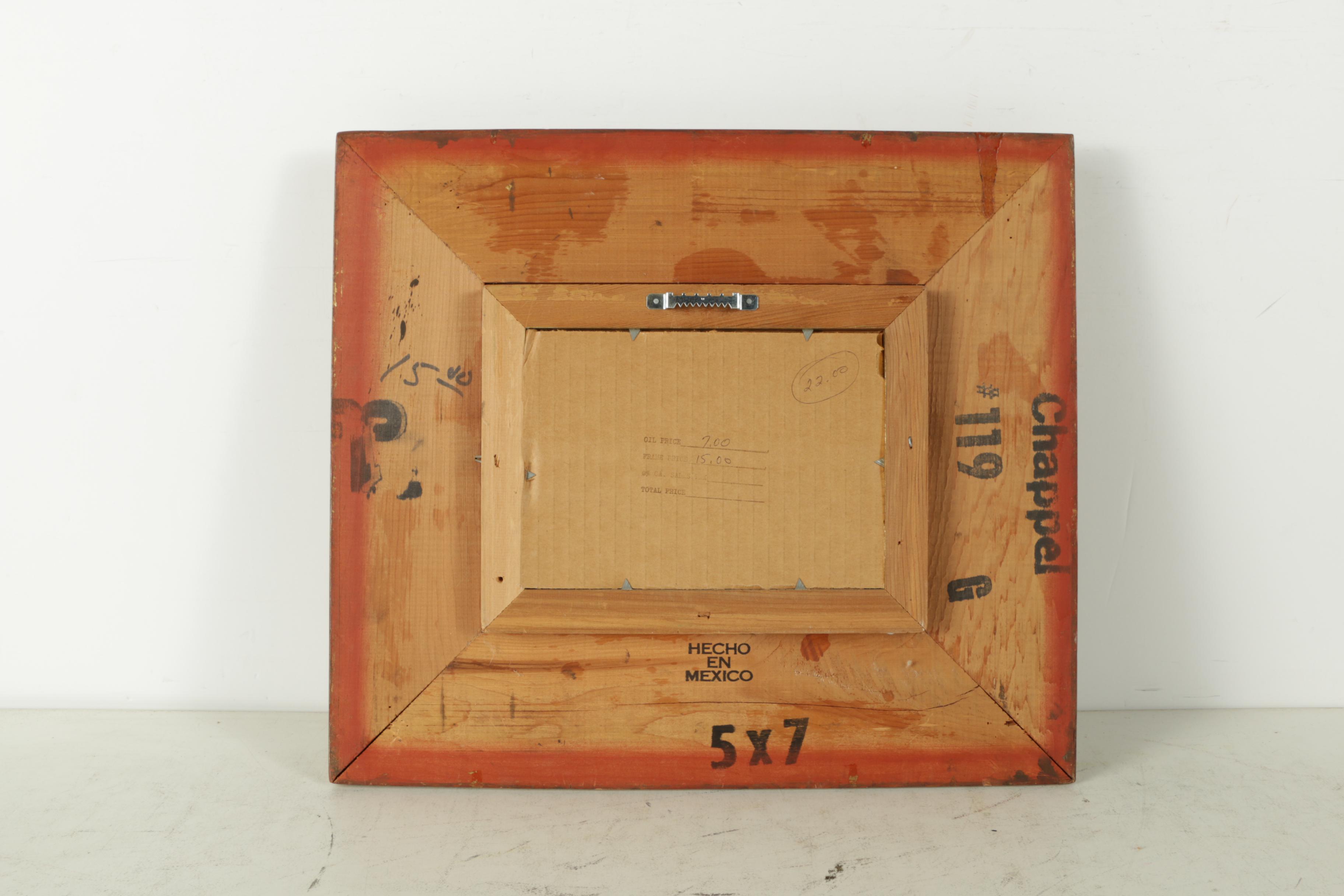 Oil Painting of a Mountain Lake