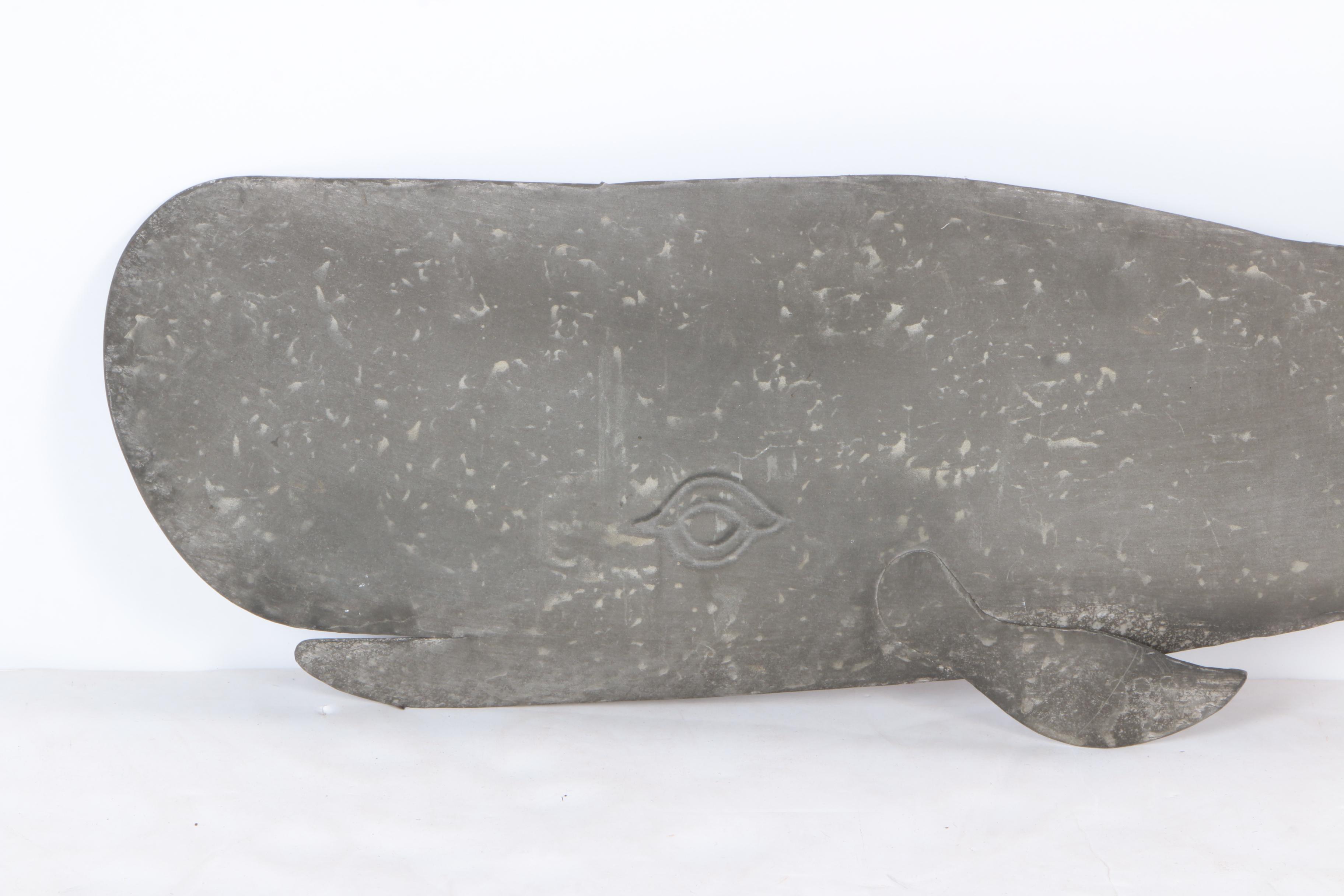 Metal Whale Wall Decor