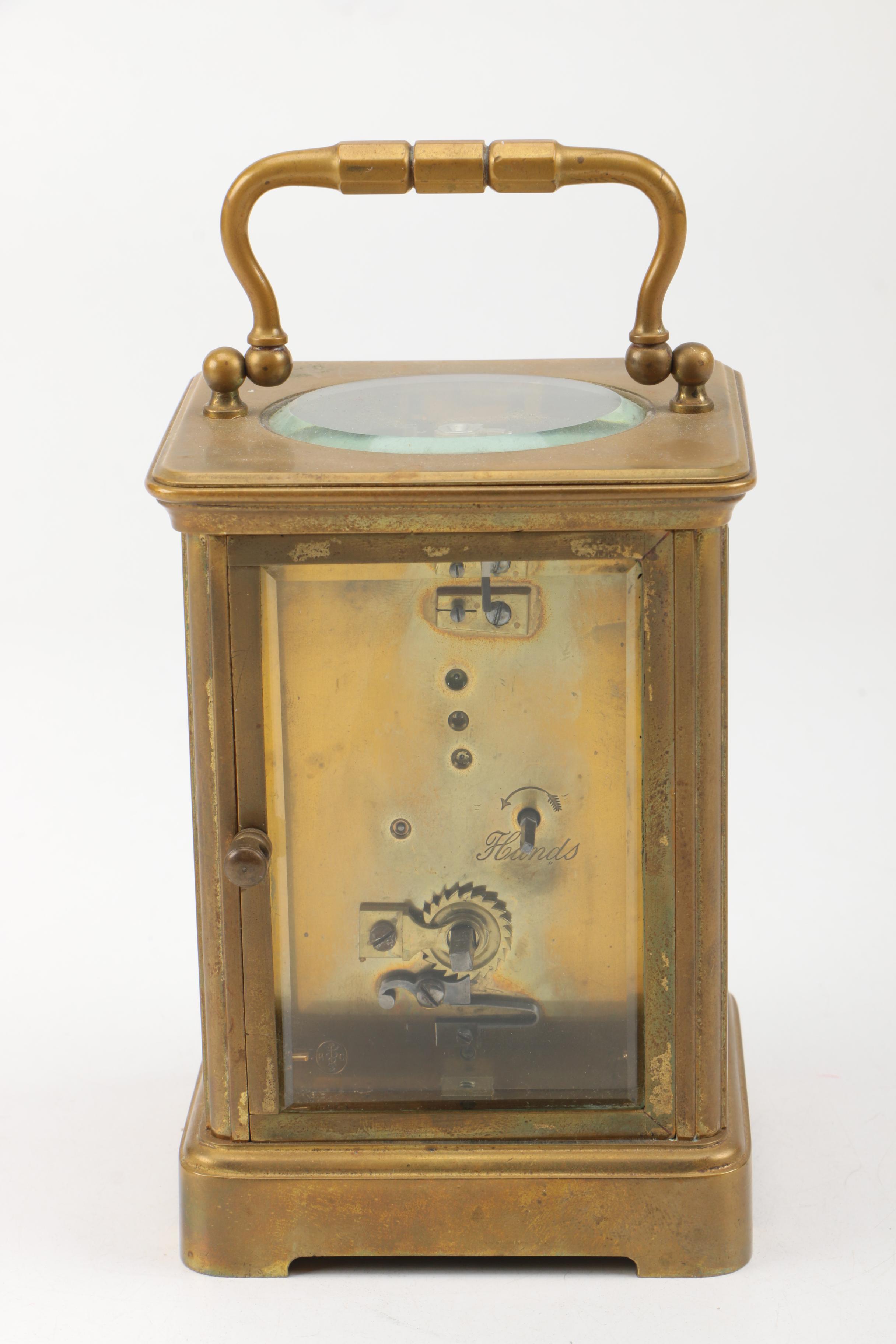 Glass and Metal Carriage Clock