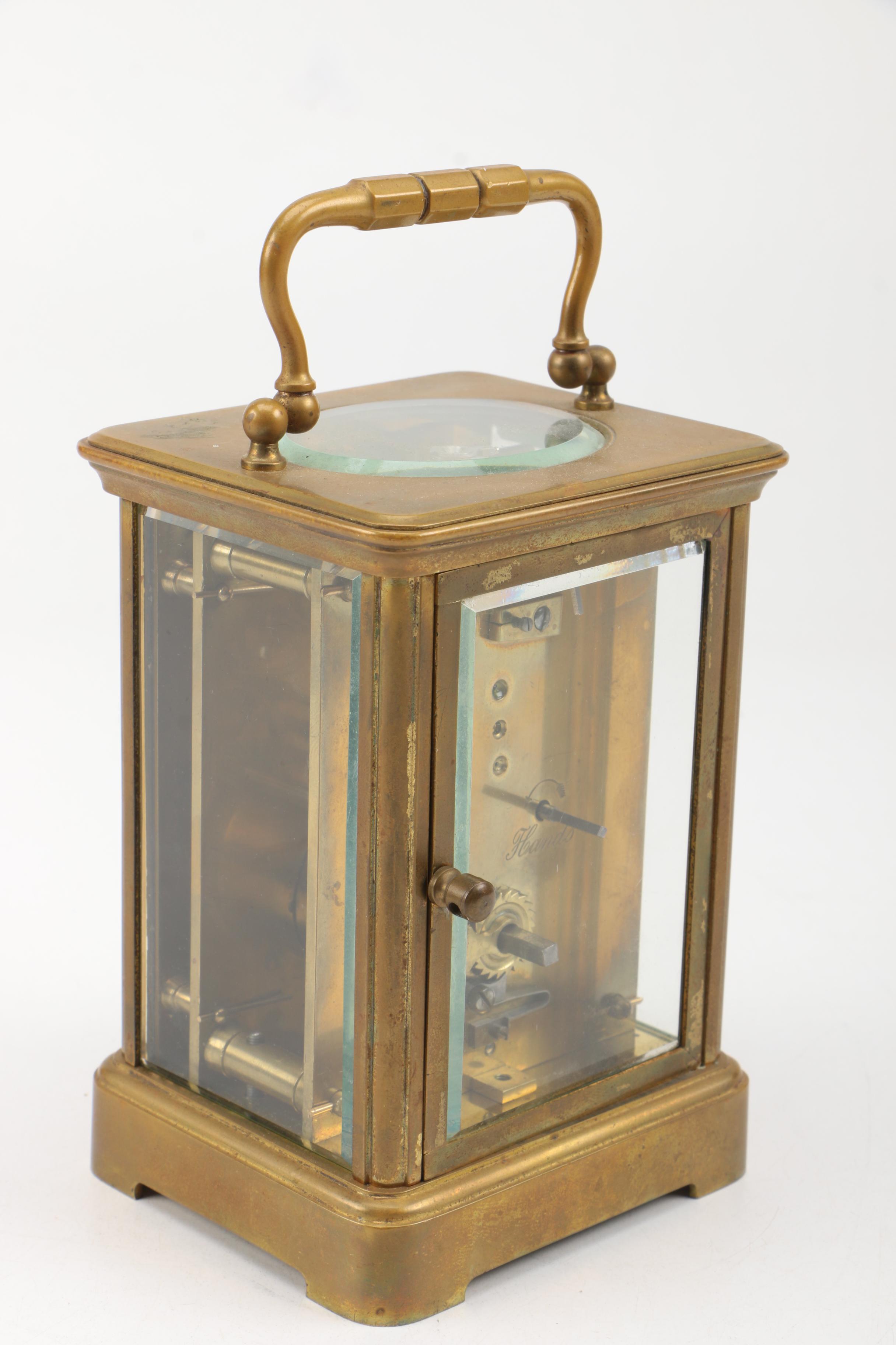 Glass and Metal Carriage Clock