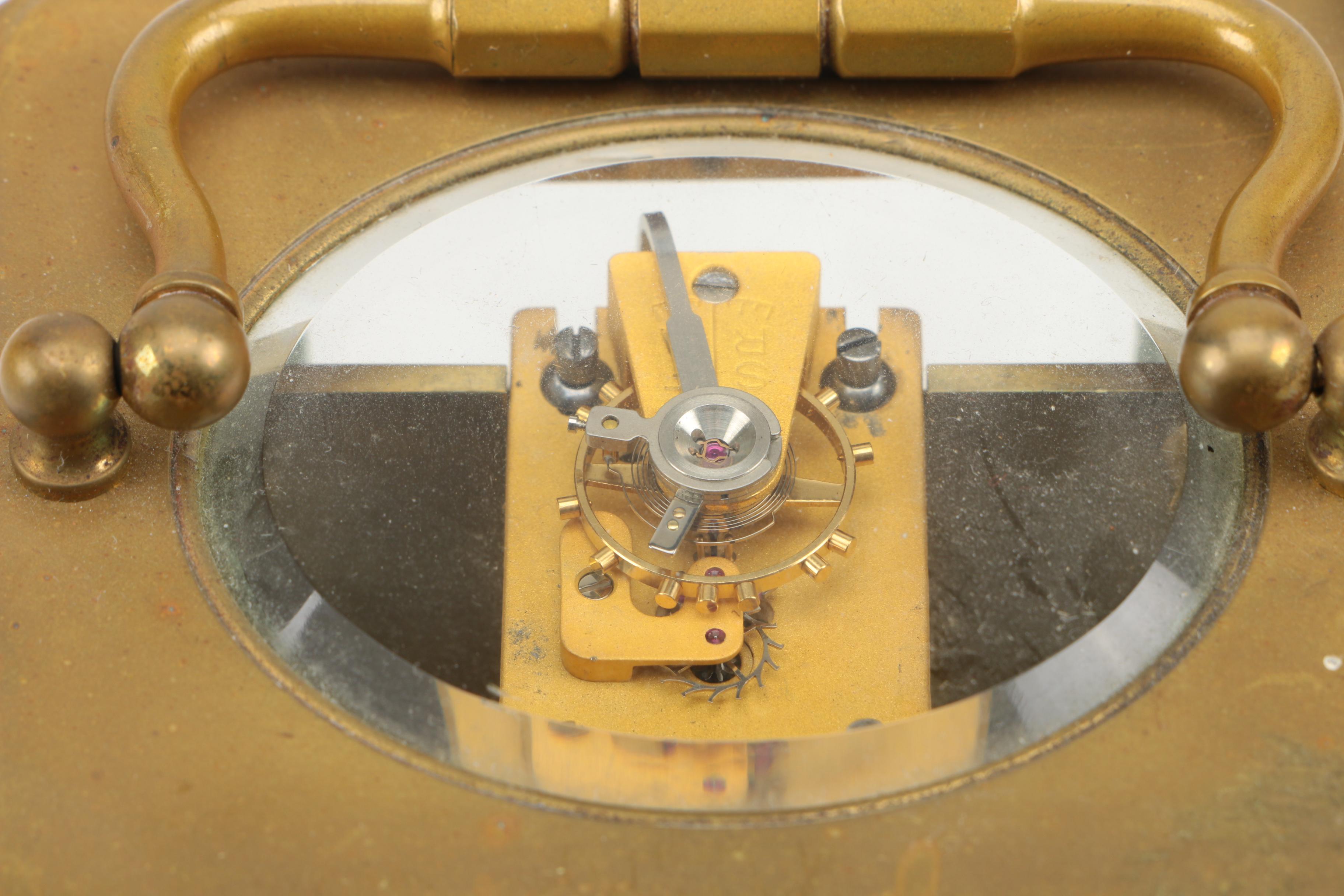 Glass and Metal Carriage Clock