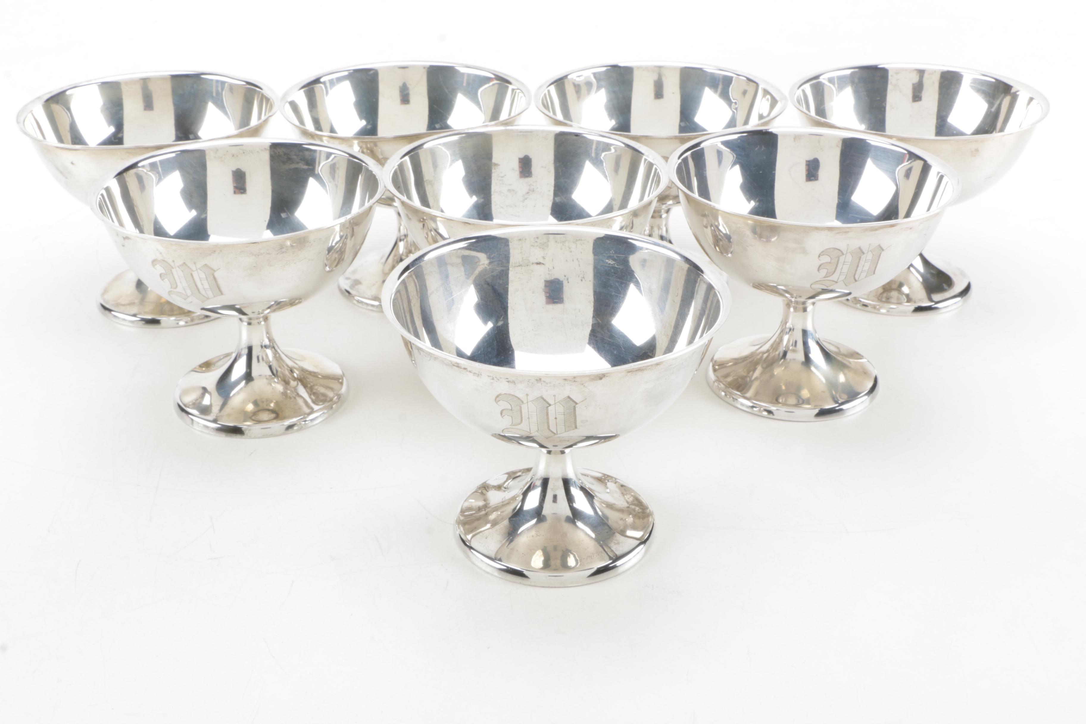 Set of Wallace Sterling Silver Dessert Cups