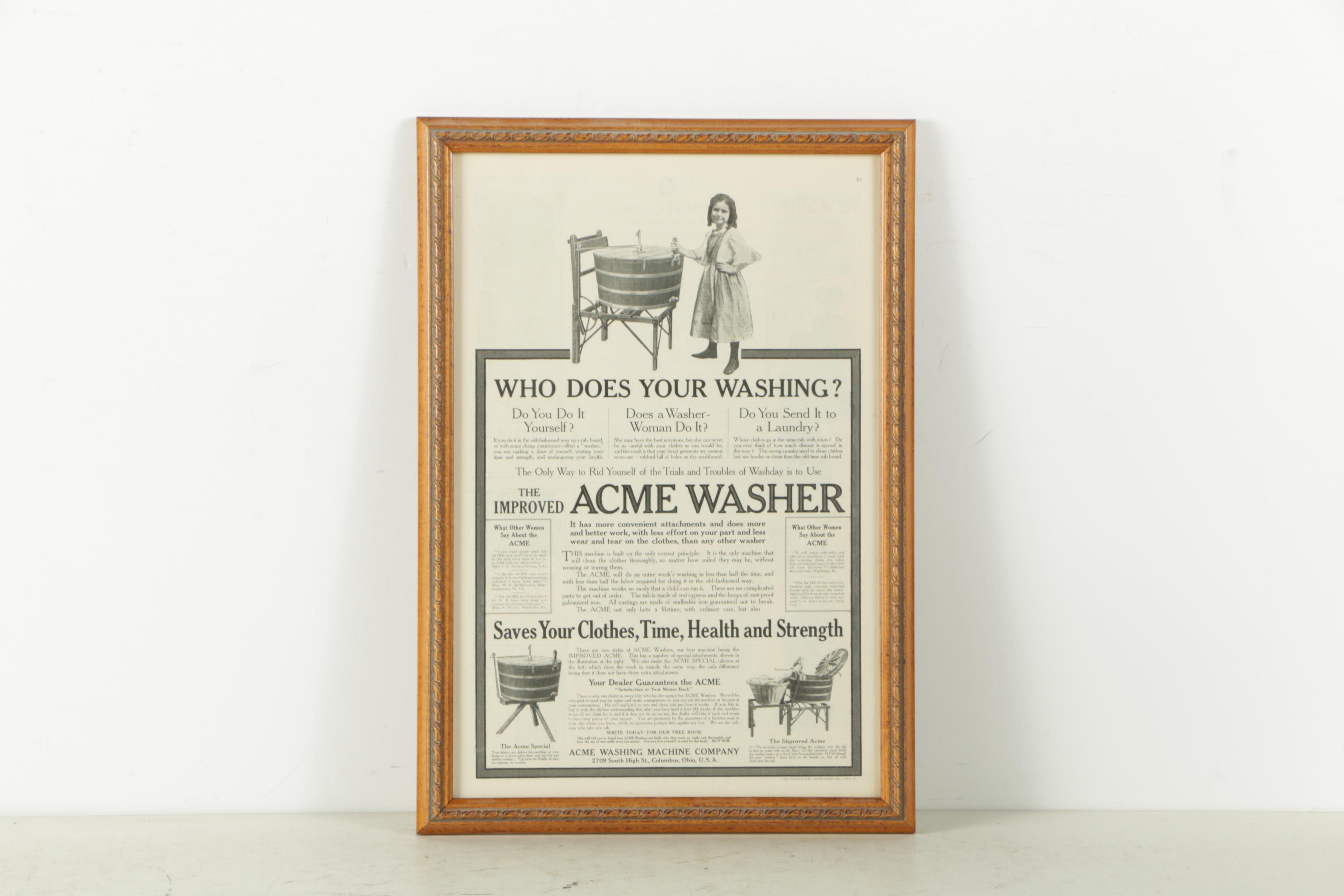 Collection of Reproduction Vintage Advertisements