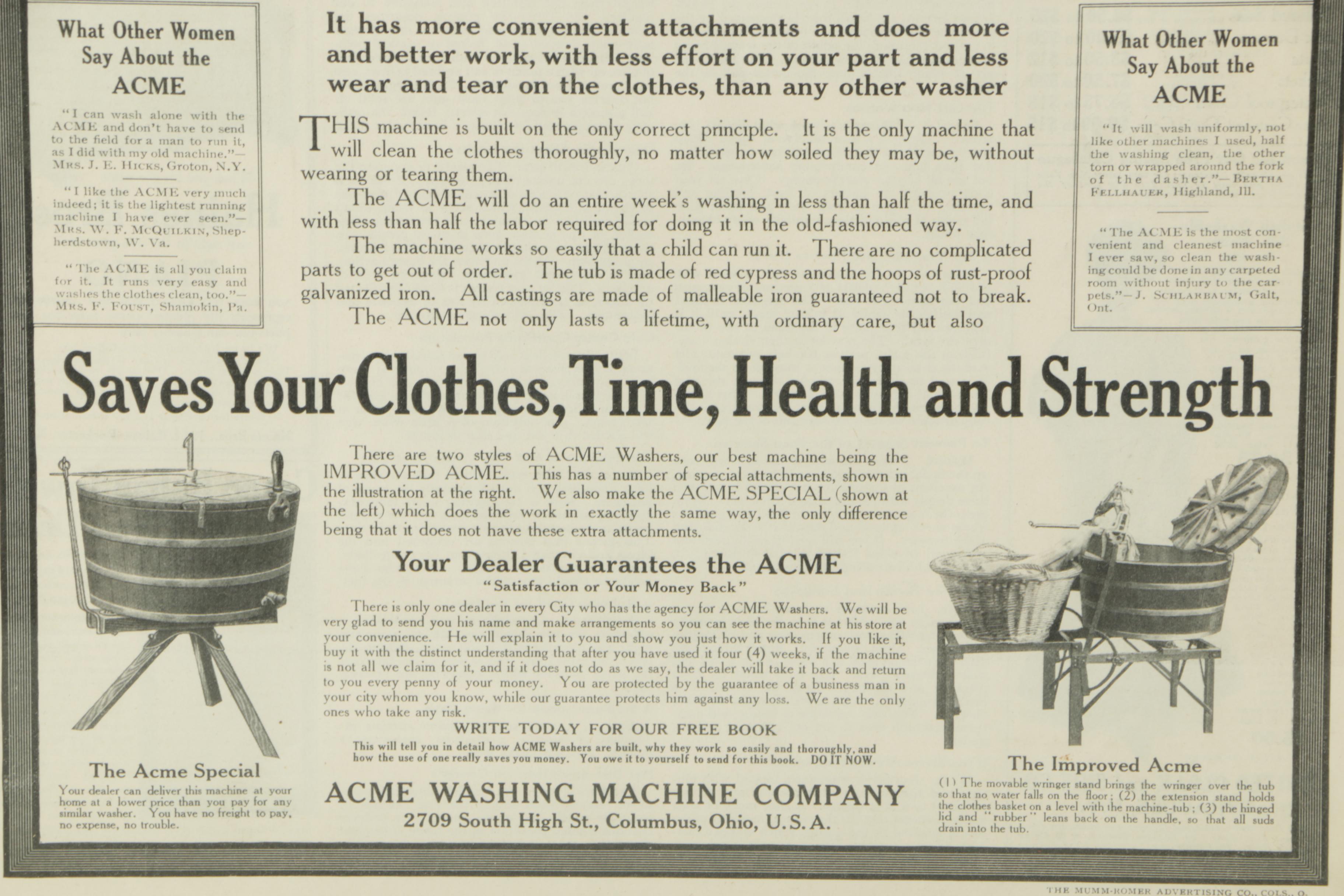 Collection of Reproduction Vintage Advertisements