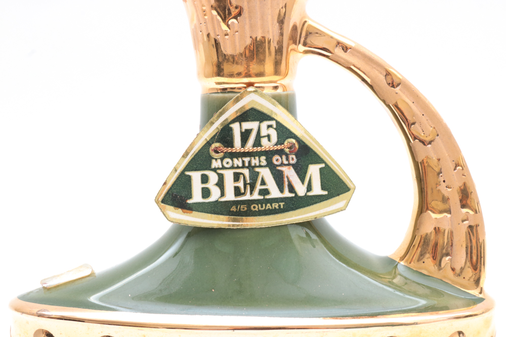 Vintage Jim Beam 175 Months Anniversary Decanter with Original Box