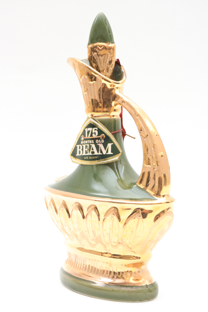 Vintage Jim Beam 175 Months Anniversary Decanter with Original Box