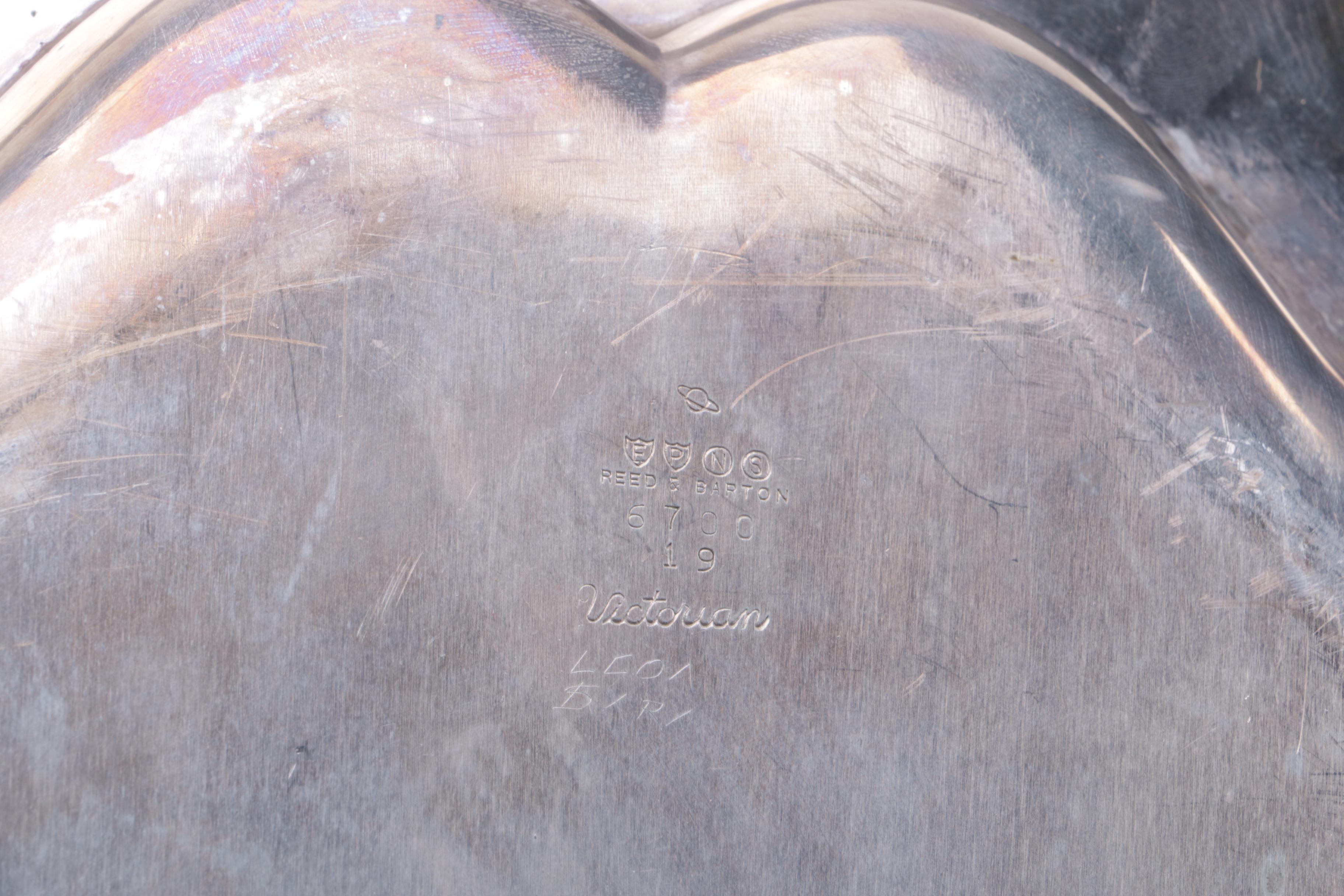 Reed & Barton "Victorian" Silver Plate Serving Trays and More