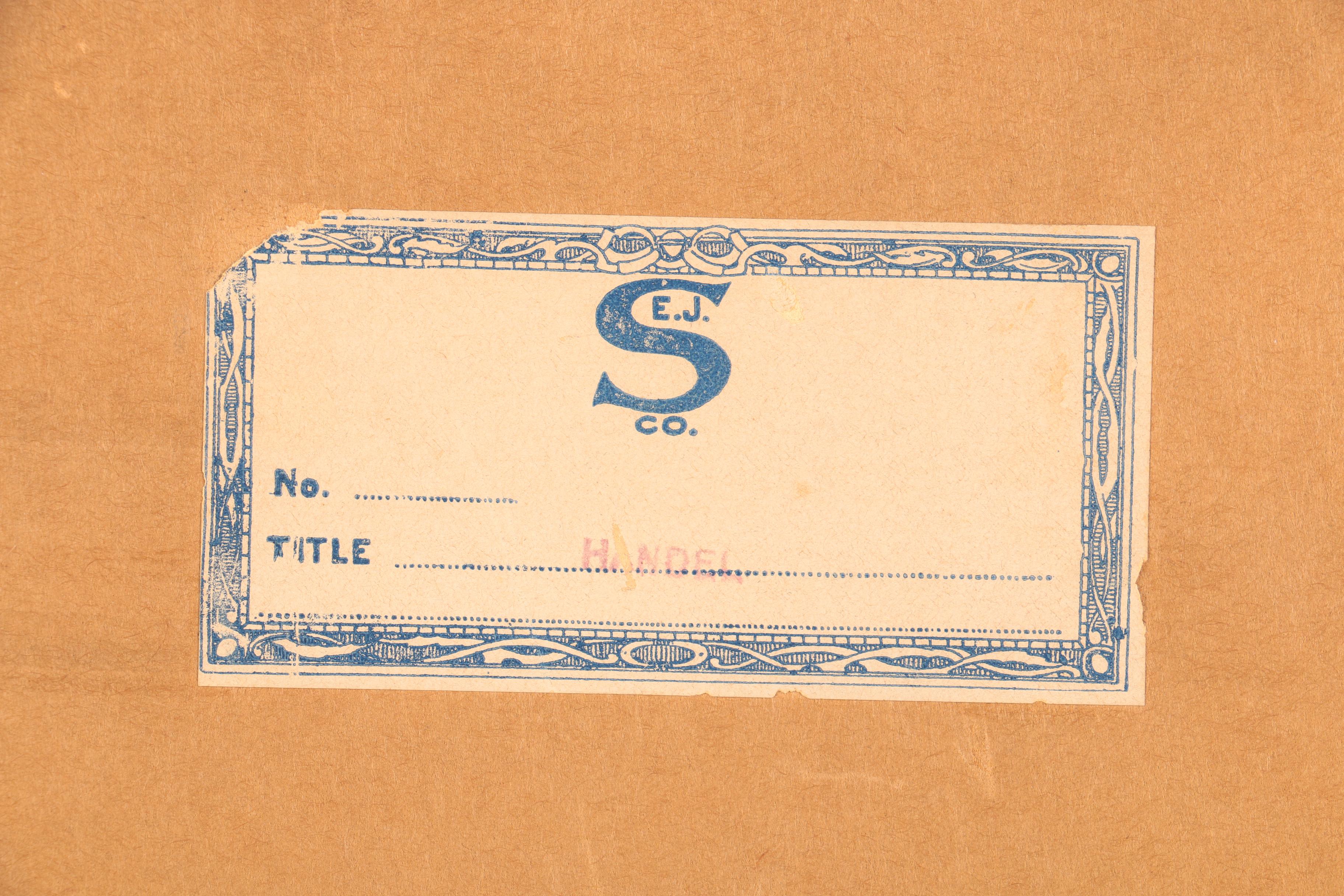 Aquatint after Vincent De Garcia Paredes "A Recital with Handel"