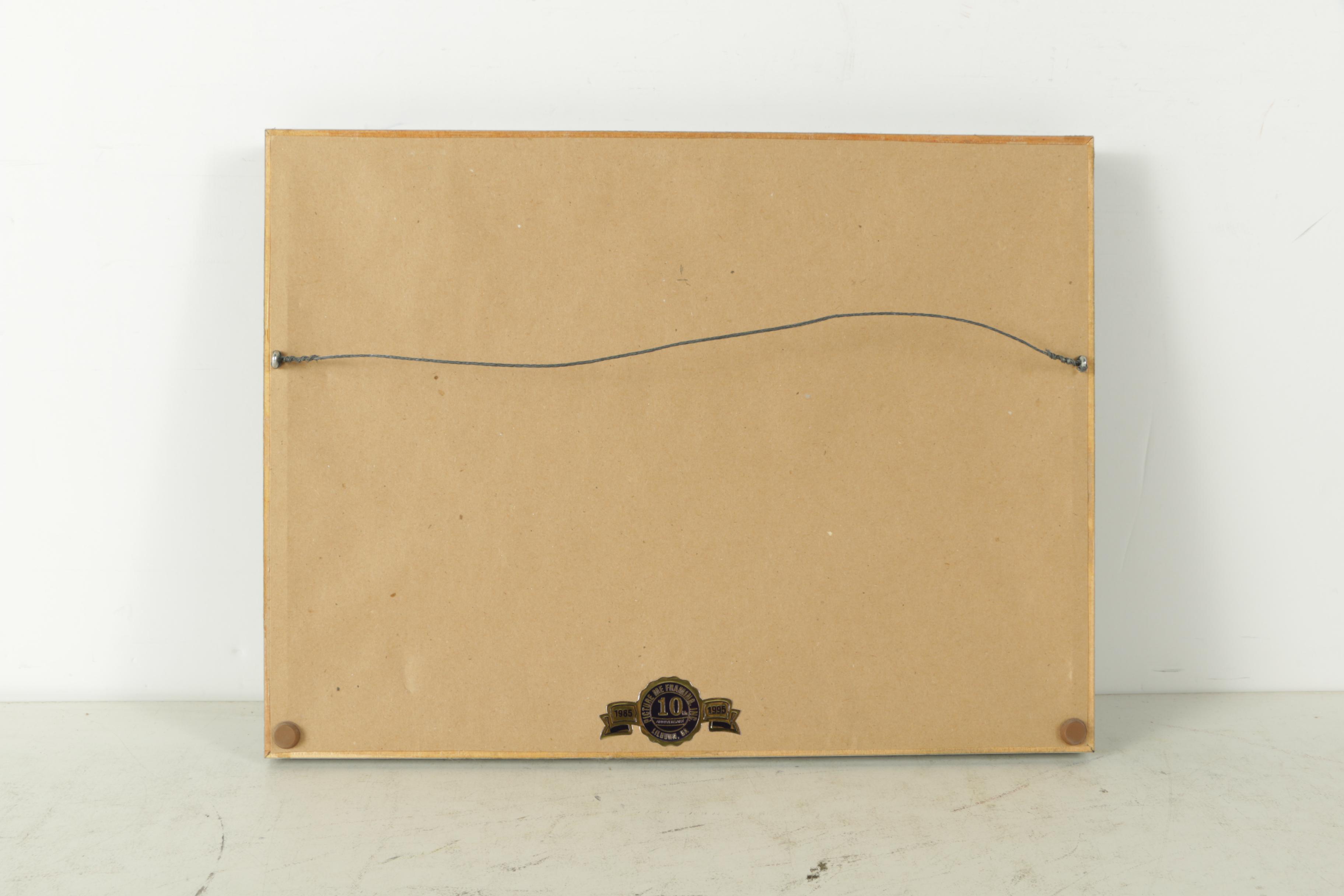 Bo Sterk Artist Proof Hand Colored Lithograph "Hurricane in Oz"