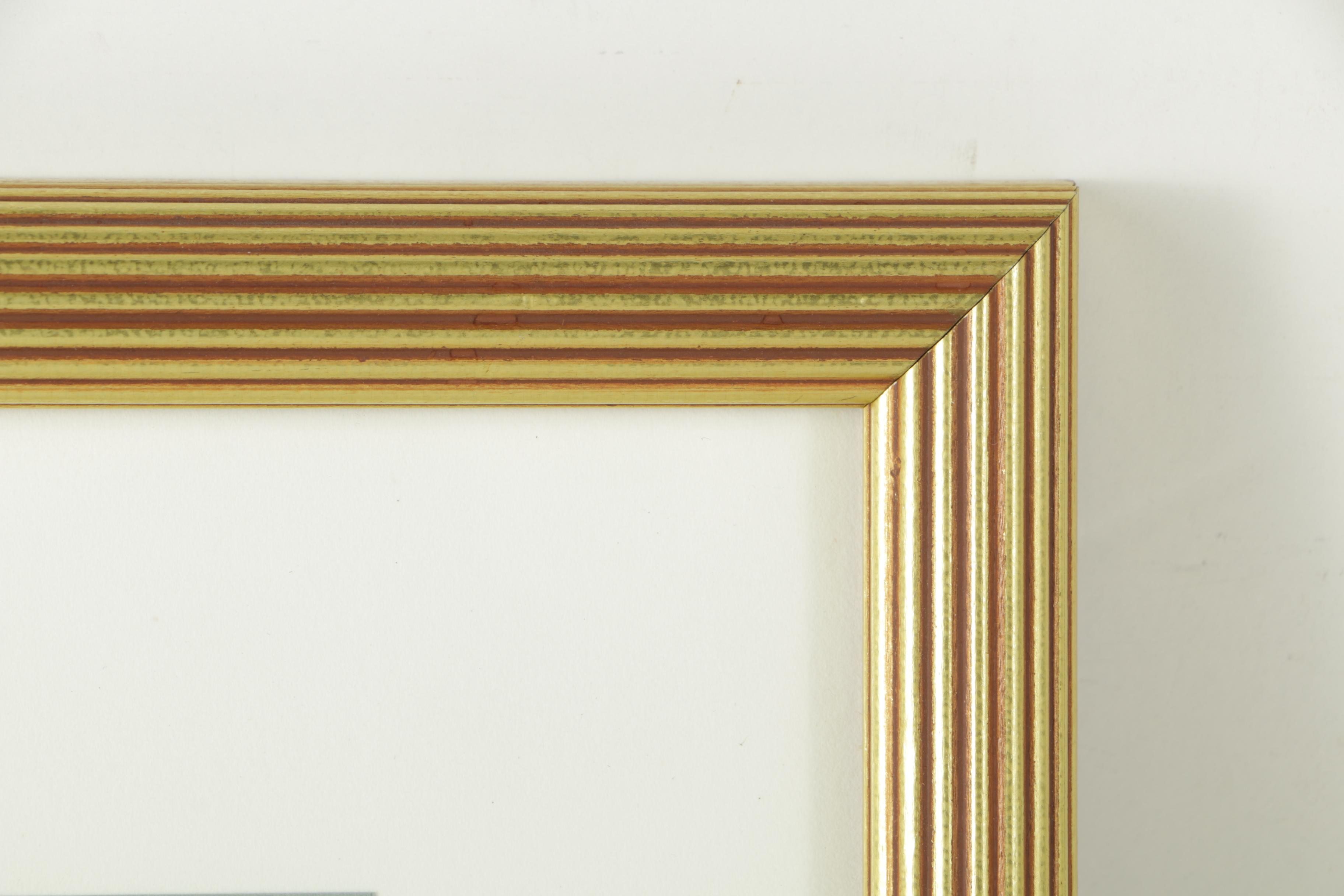 Emi Watercolor and Gouache Painting on Paper of Yellow Flowers