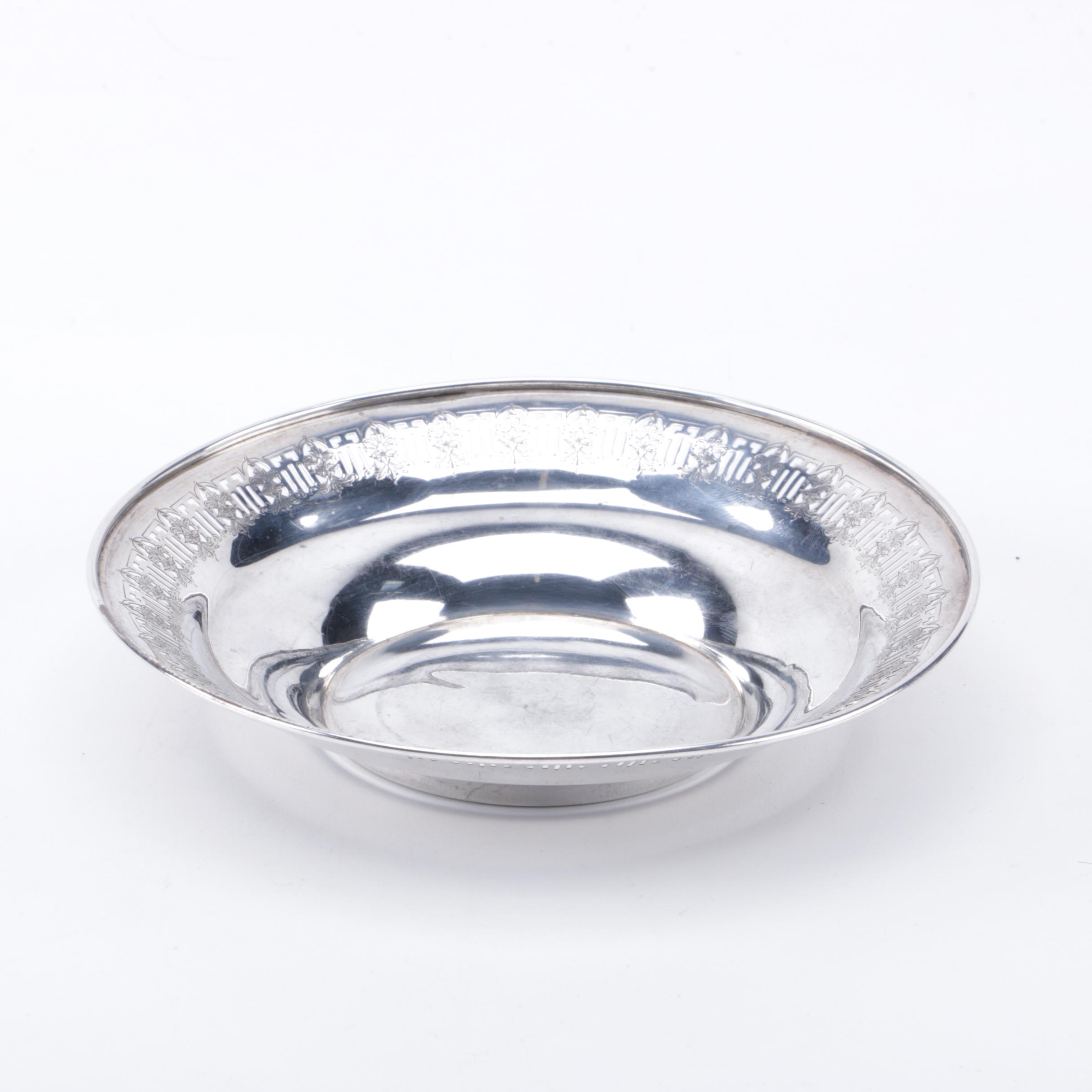 Manchester Silver Co. Pierced Sterling Silver Bon Bon Bowl