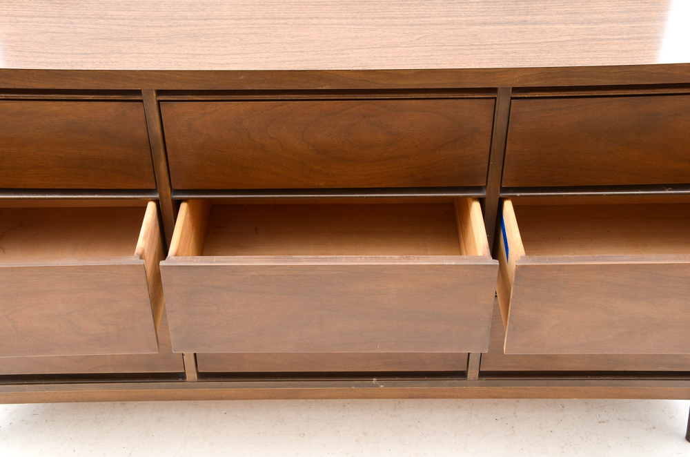 Mid Century Modern Chest of Drawers with Mirror