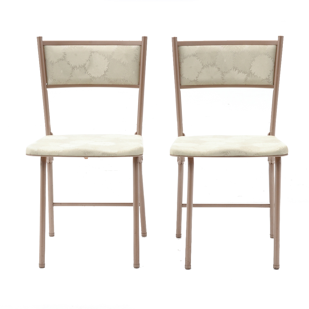 Pair of Vintage "Gatefold" Side Chairs