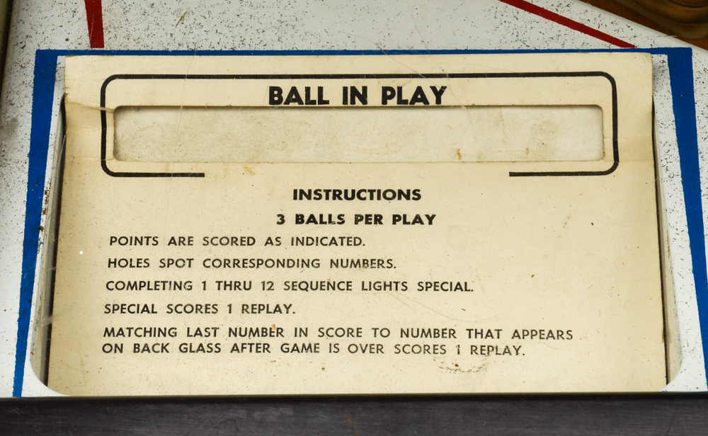 1970 Gottlieb "Aquarius" Zodiac Theme Pinball Machine