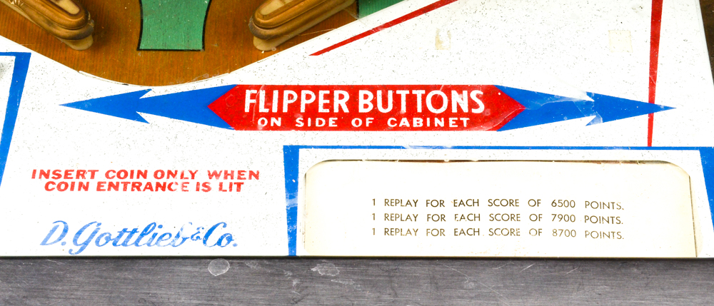 1970 Gottlieb "Aquarius" Zodiac Theme Pinball Machine