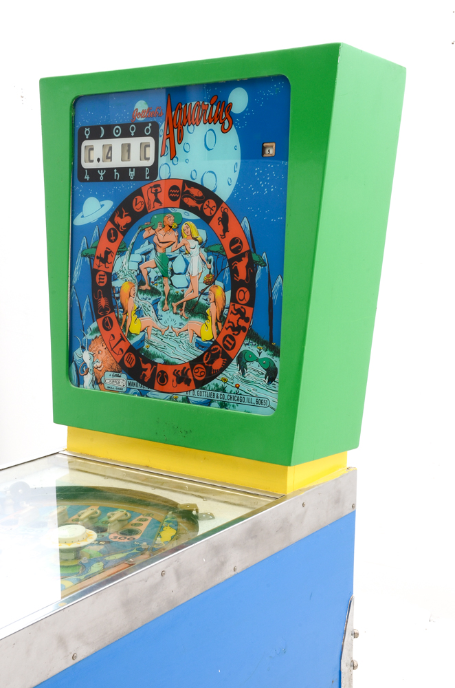 1970 Gottlieb "Aquarius" Zodiac Theme Pinball Machine