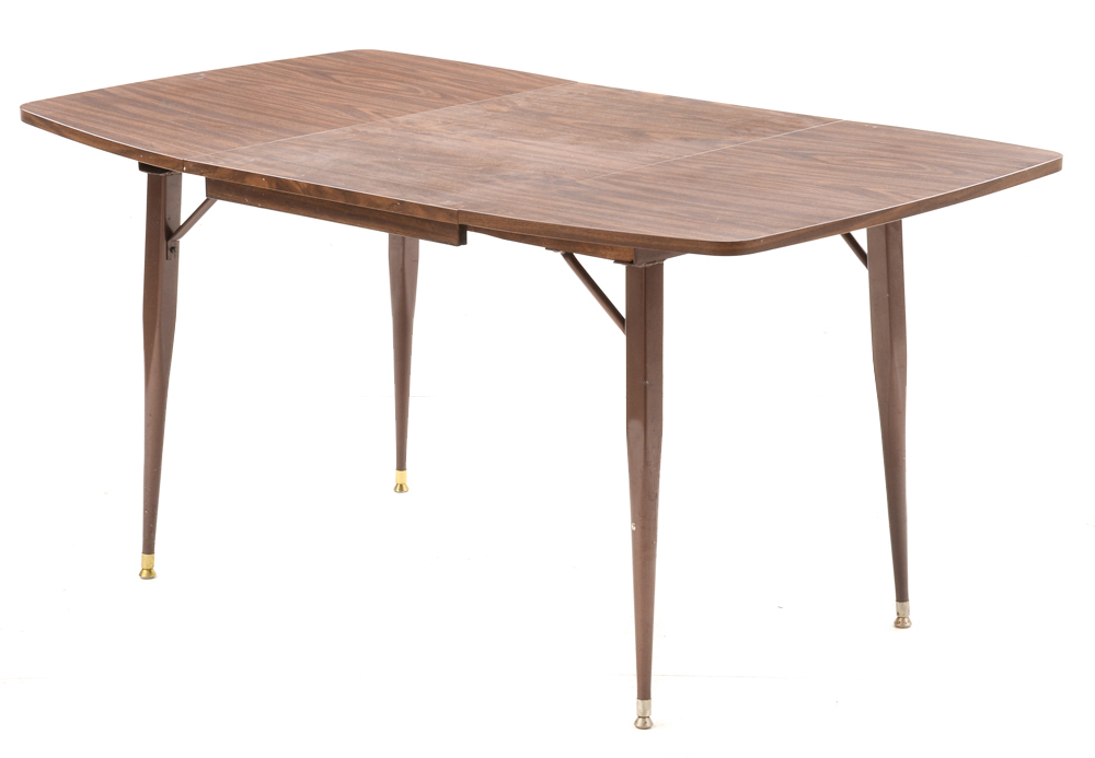 Mid Century Modern Drop-Leaf Table and Chairs