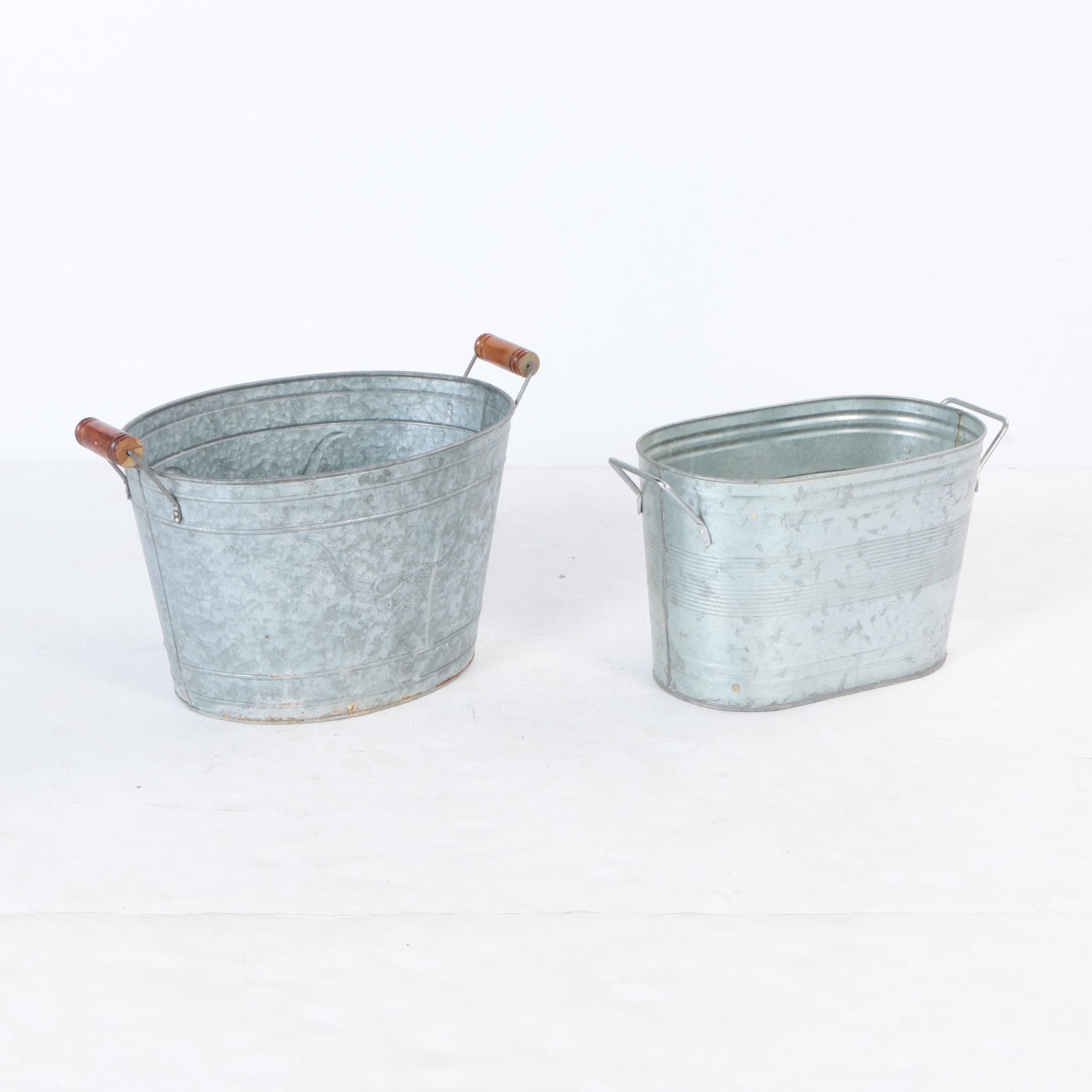 Galvanized Metal Tubs