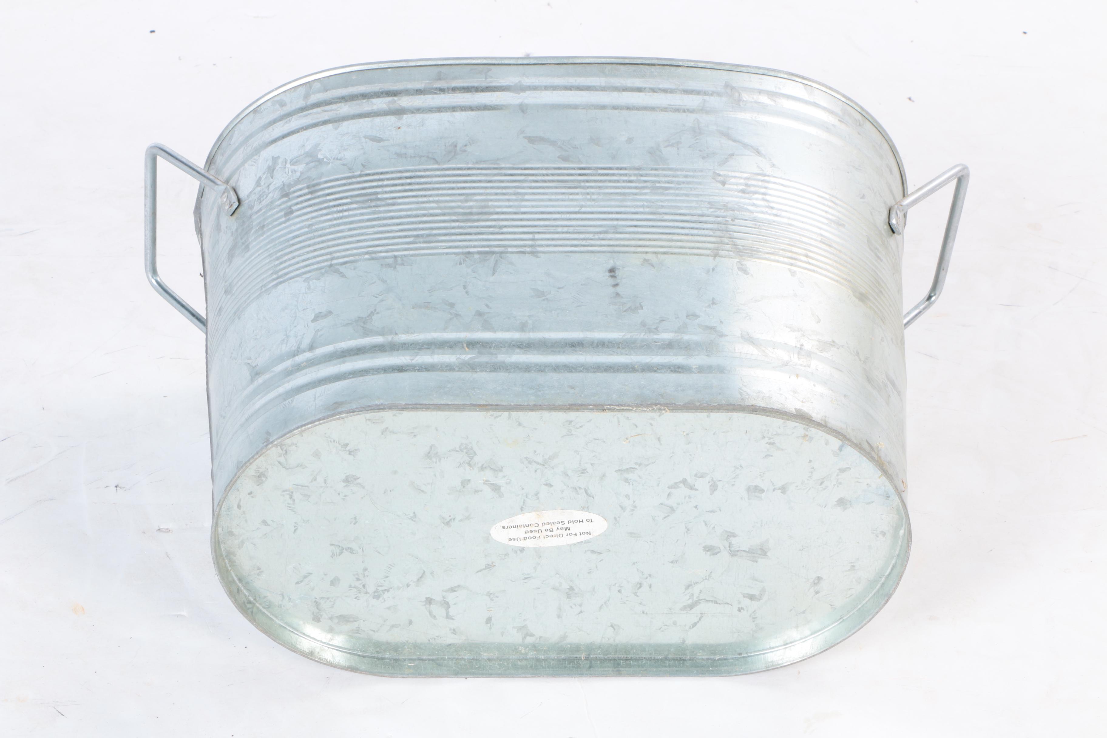 Galvanized Metal Tubs