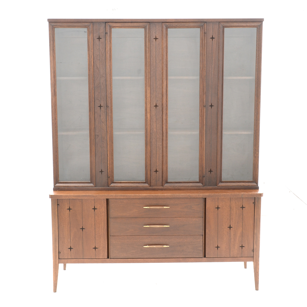 Mid Century Modern China Cabinet by Broyhill