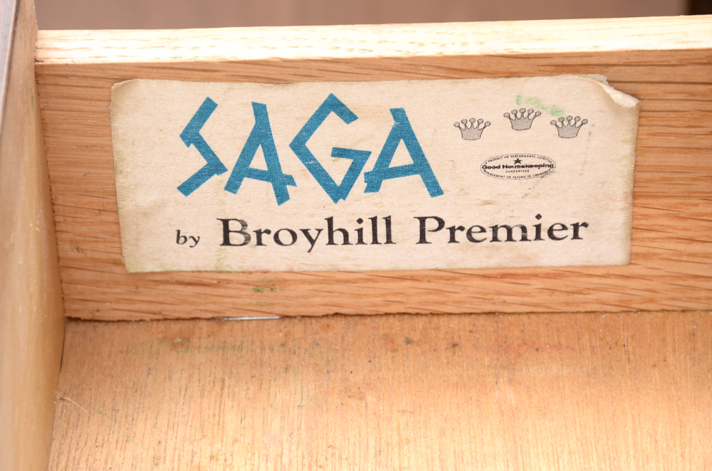 Mid Century Modern China Cabinet by Broyhill