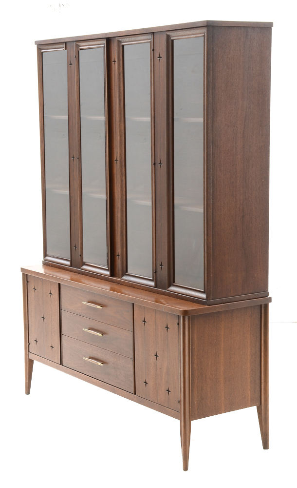 Mid Century Modern China Cabinet by Broyhill