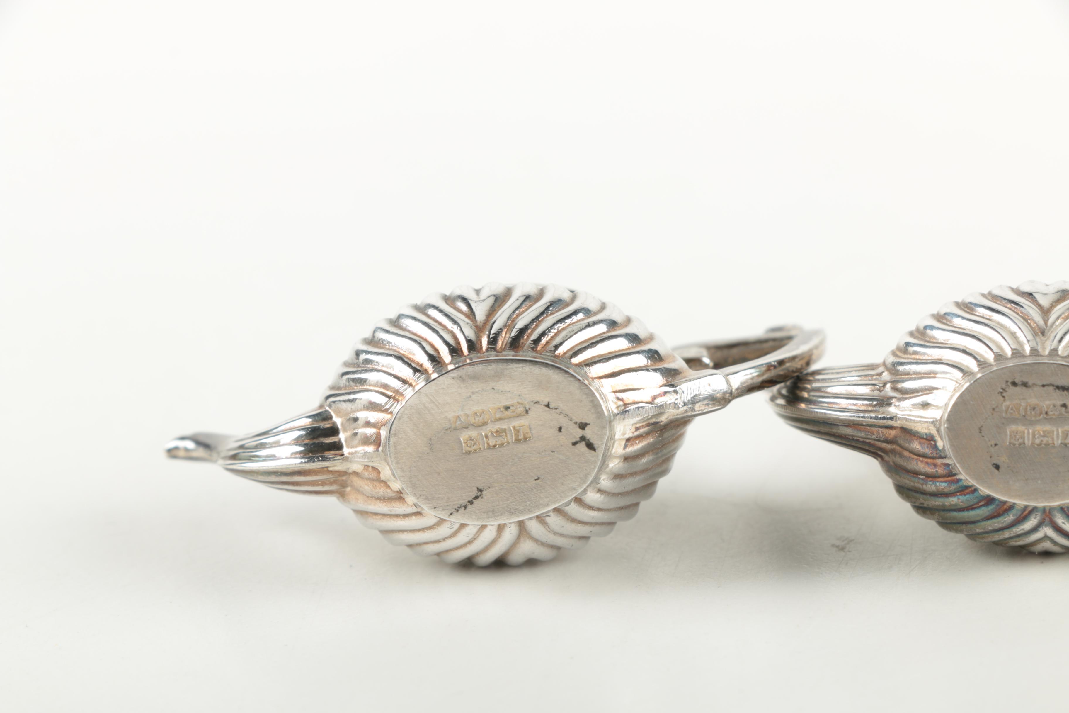 1968 A. Marston & Co. British Miniature Sterling Silver Coffee and Tea Service