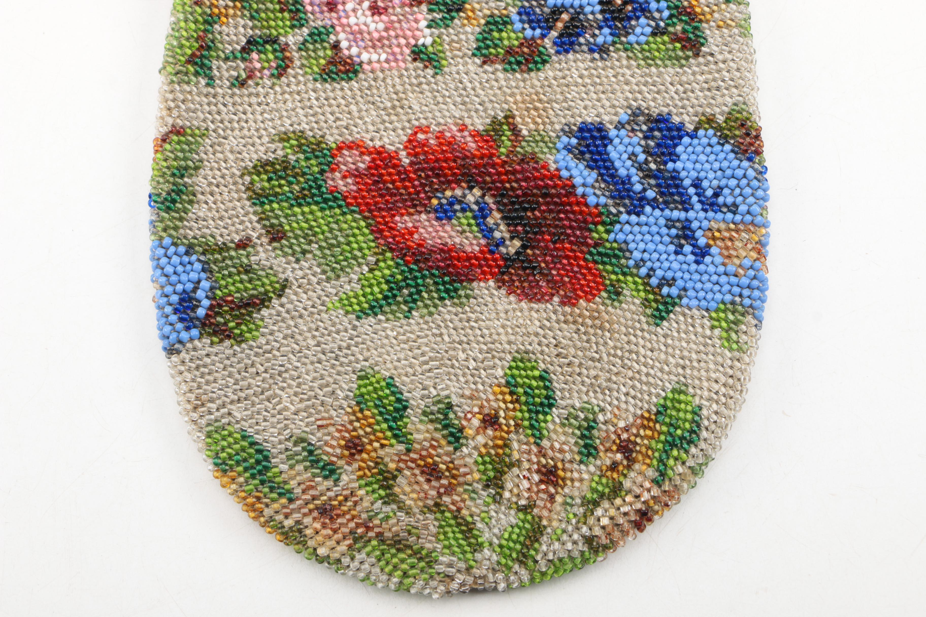 Antique Victorian Era Beaded Reticule Handbags
