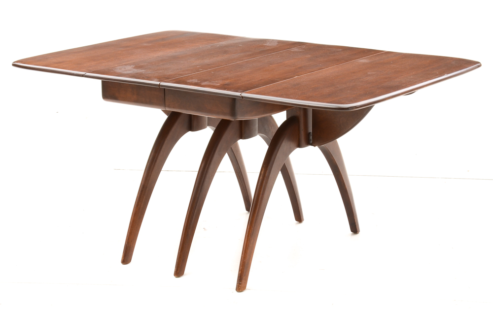 Mid Century Modern Drop Leaf Table with Chairs EBTH