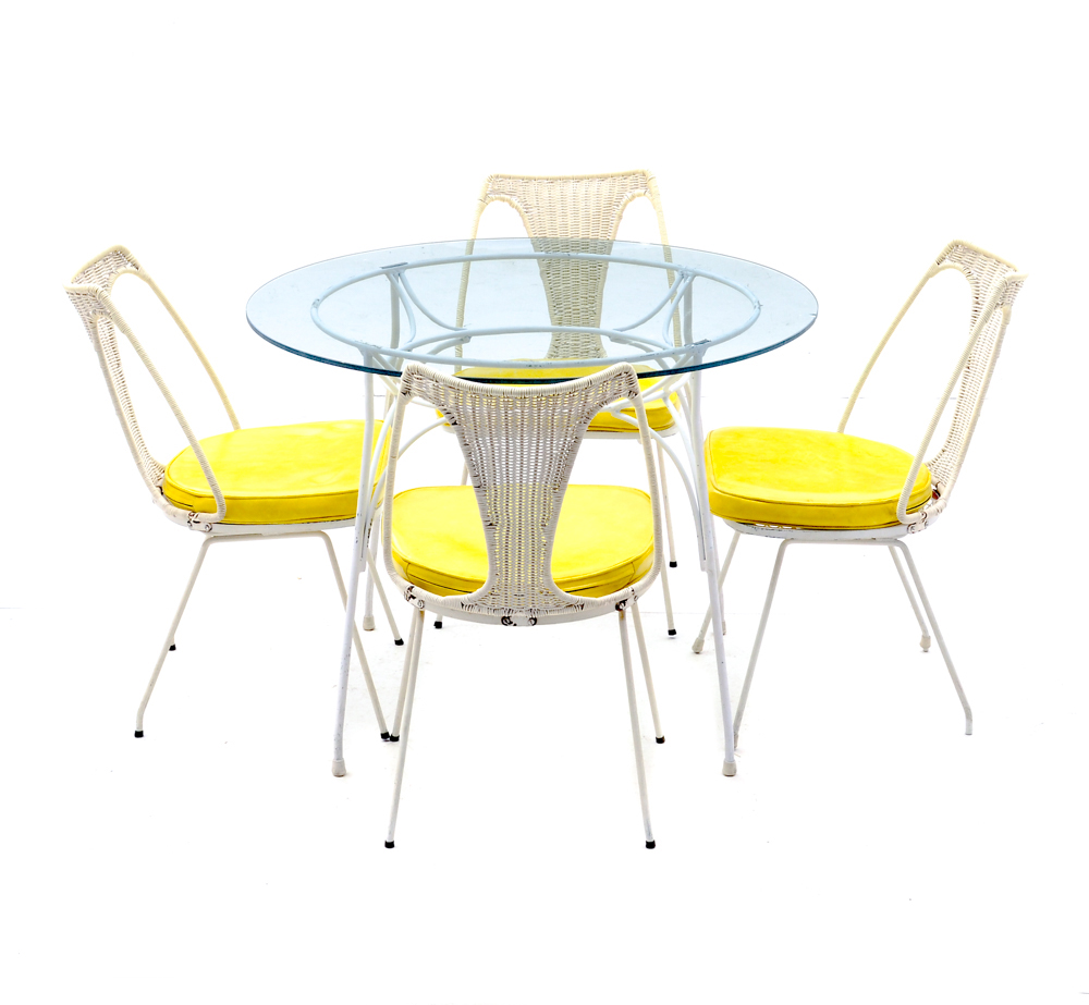 1960s Wrought Iron Dinette Set