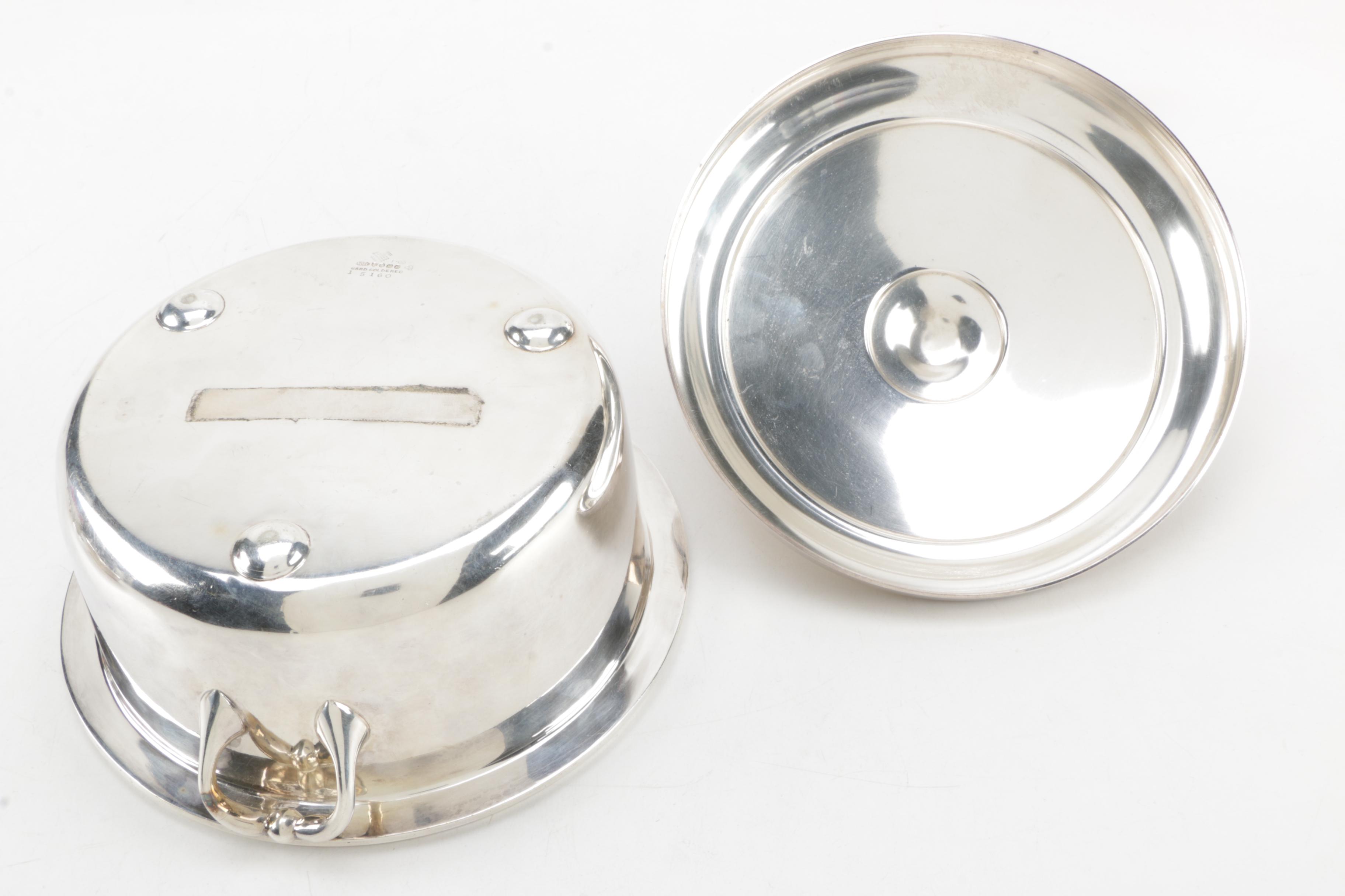 William Hutton & Sons Silver Plate Cook Pot and More