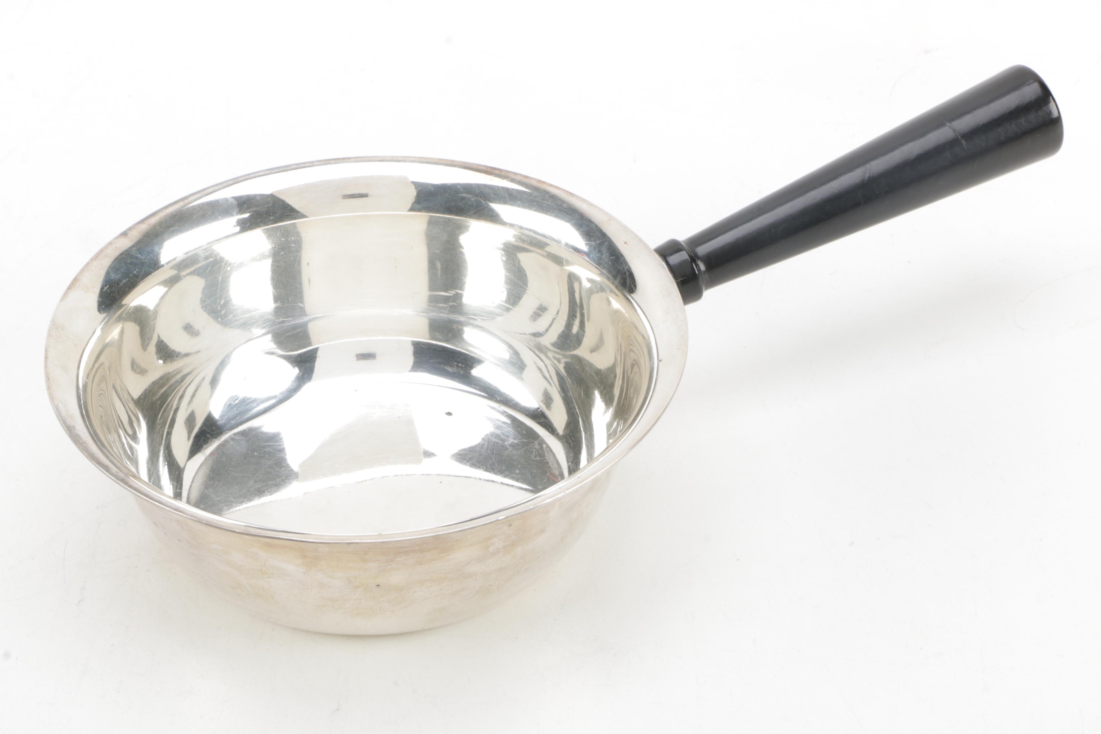 William Hutton & Sons Silver Plate Cook Pot and More