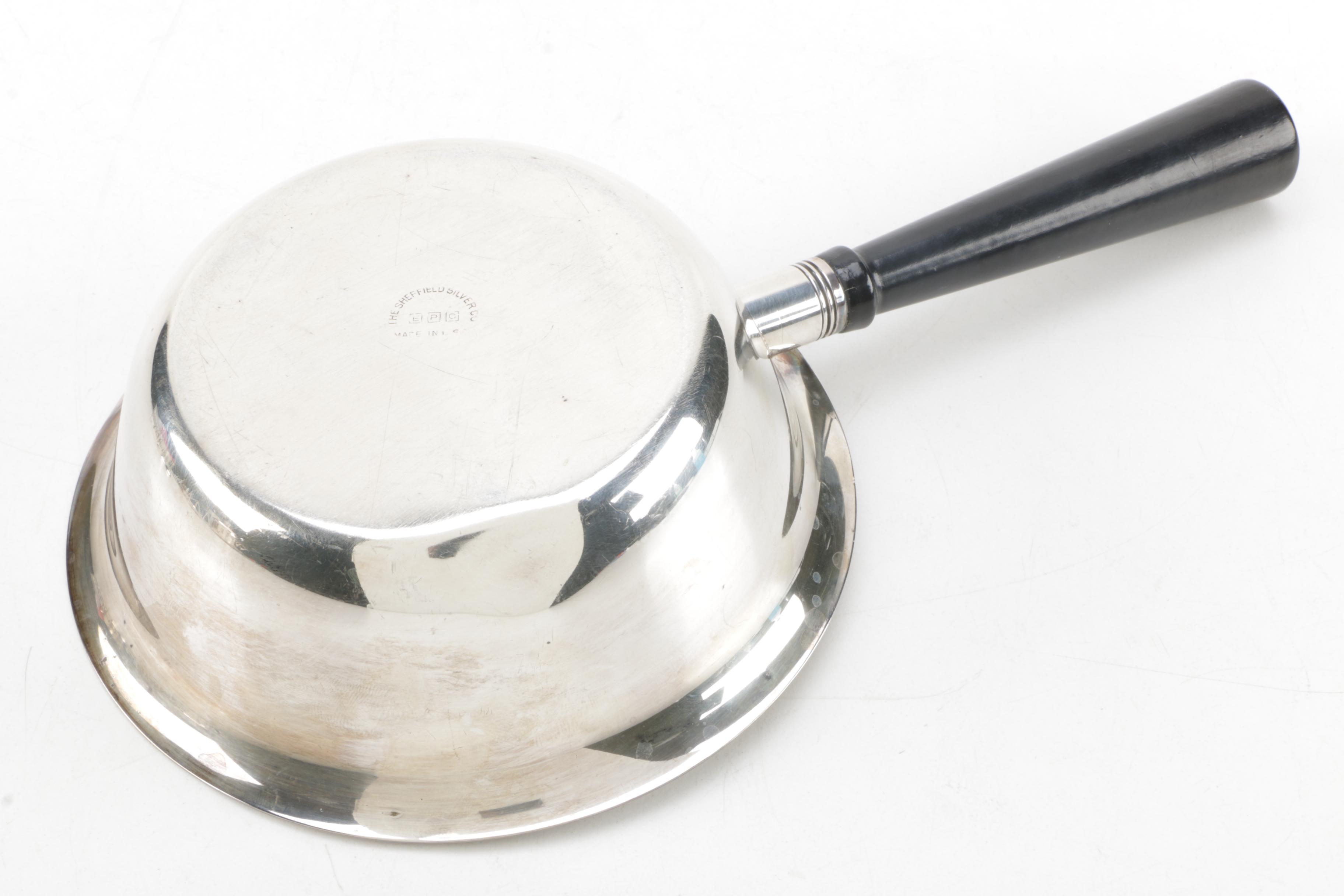 William Hutton & Sons Silver Plate Cook Pot and More