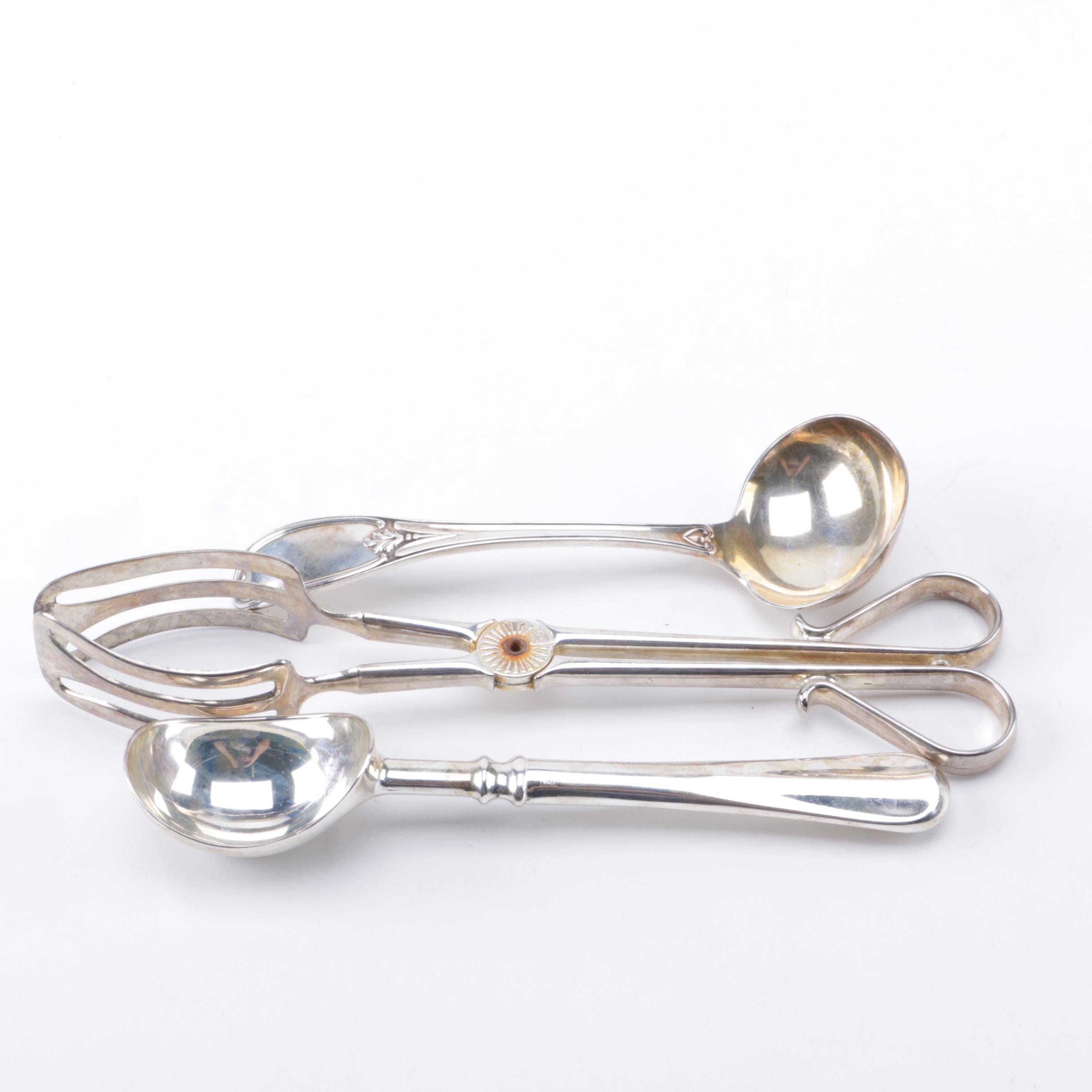 Vintage Silver Plate Utensils Featuring Lee and Wigfull Ltd.