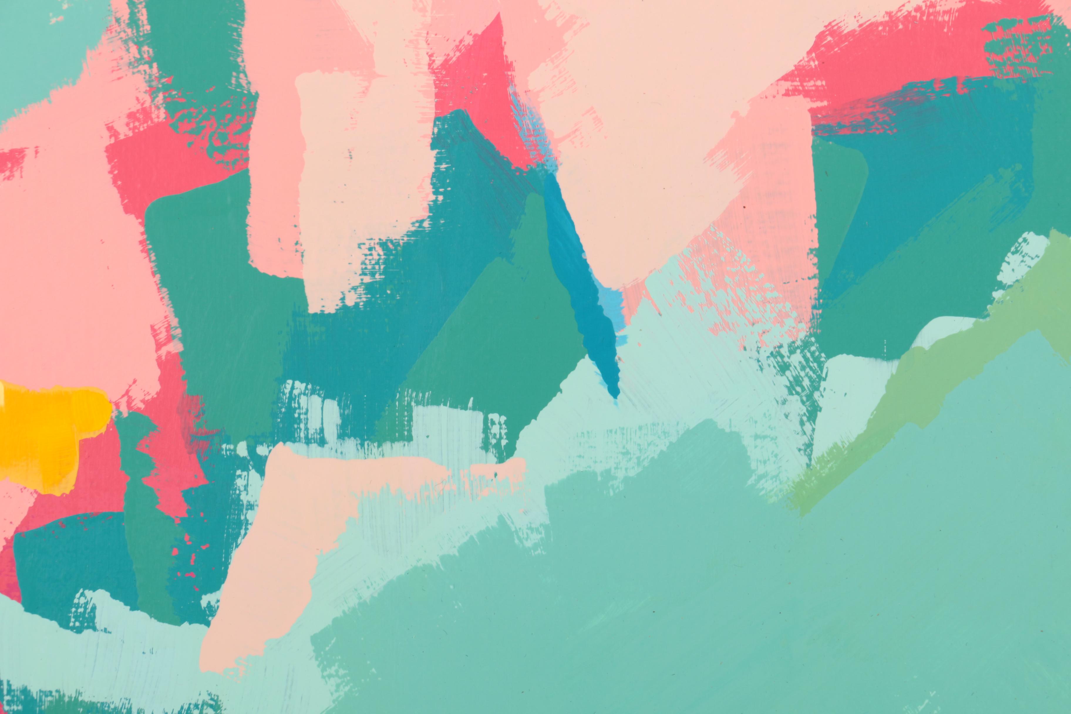 Acrylic Painting on Canvas "It's Playtime" by Nashville Artist Gina Julian