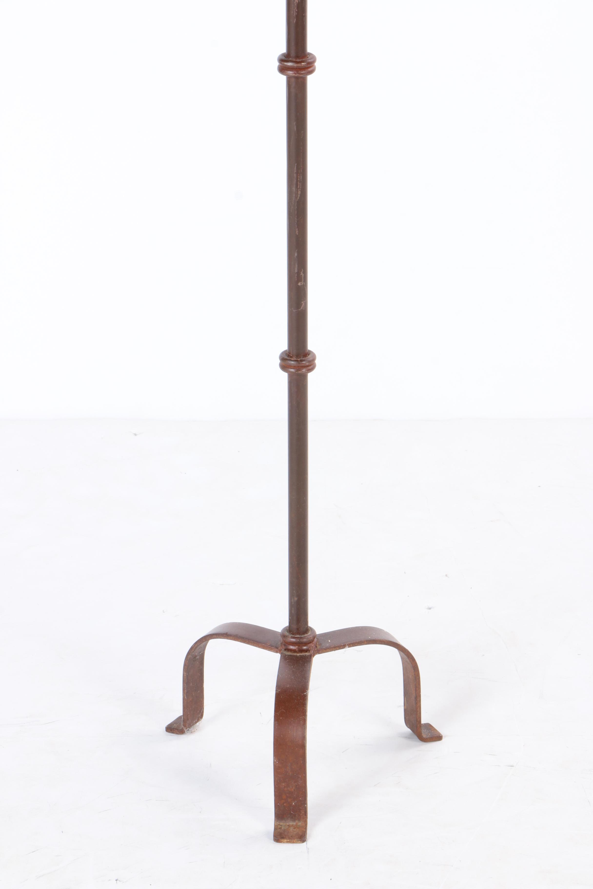 Set of Wrought Iron Candle Stands
