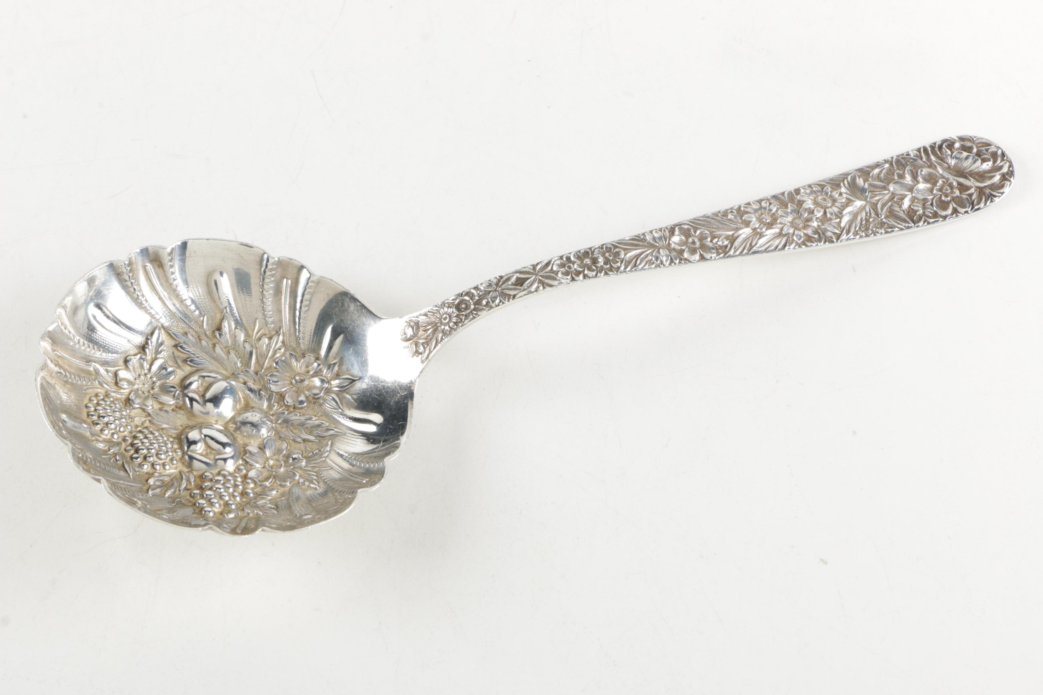 Assorted Sterling Silver Utensils Featuring Thomas Whipham and S. Kirk and Son