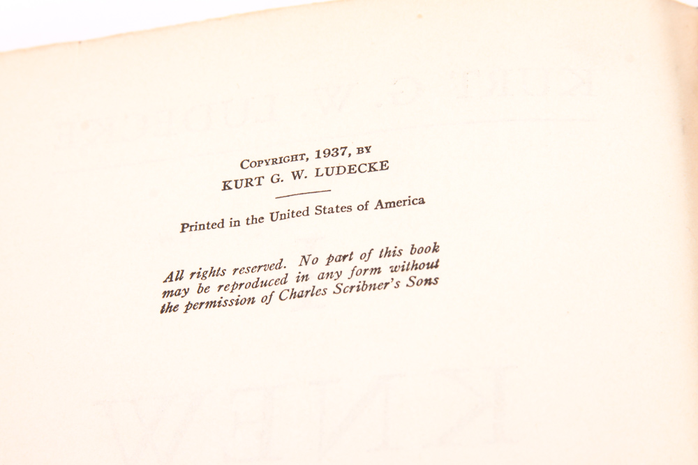 Vintage Book "I Knew Hitler"