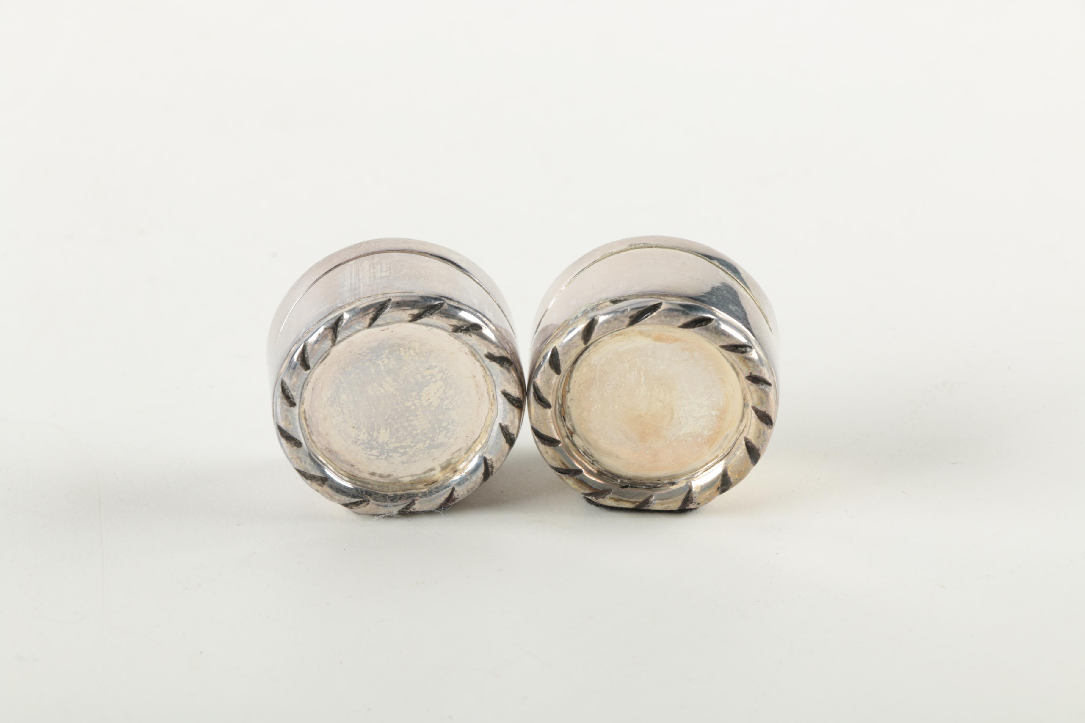 Pottery Barn Silver-Plated "Twist" Placecard Holders