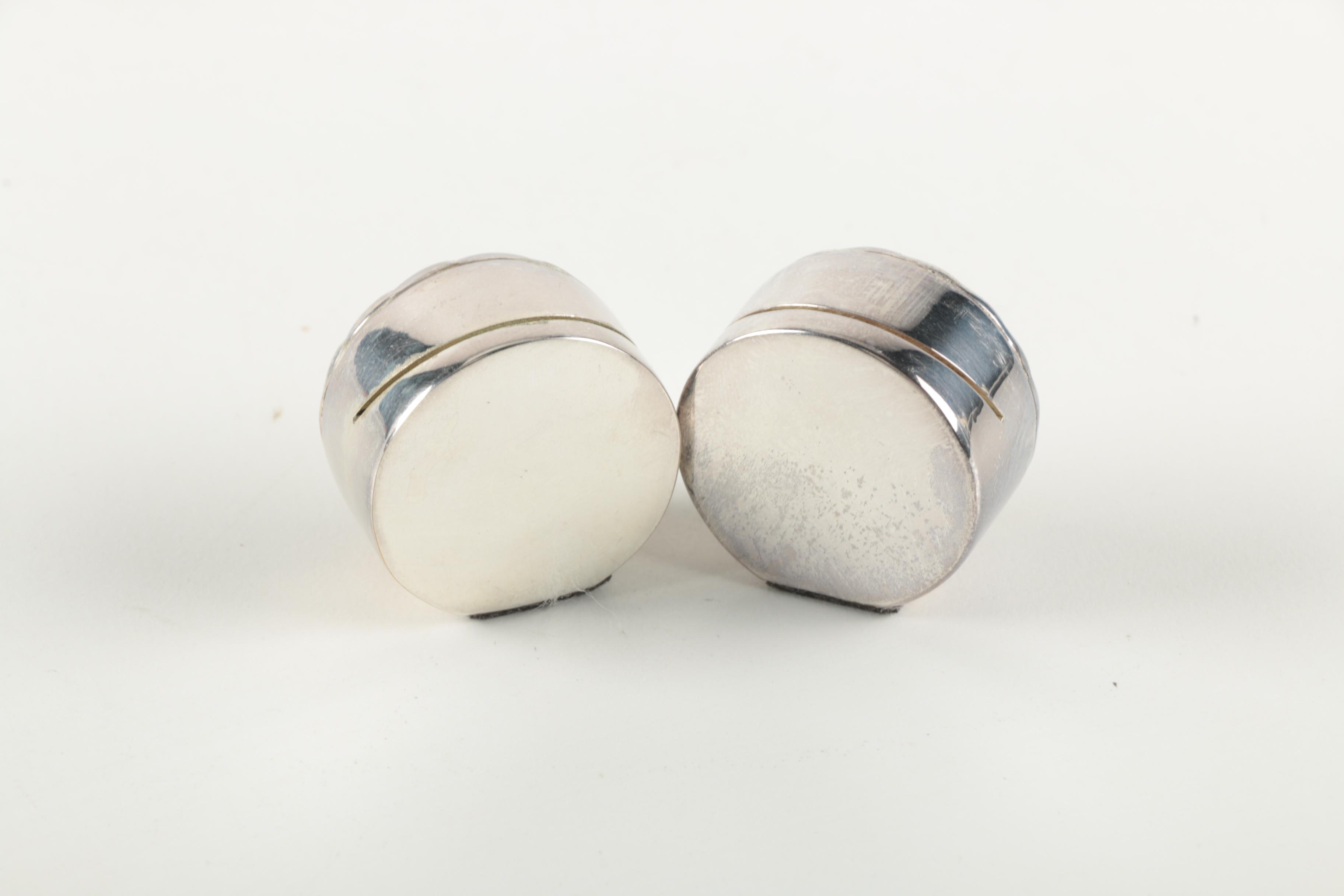 Pottery Barn Silver-Plated "Twist" Placecard Holders