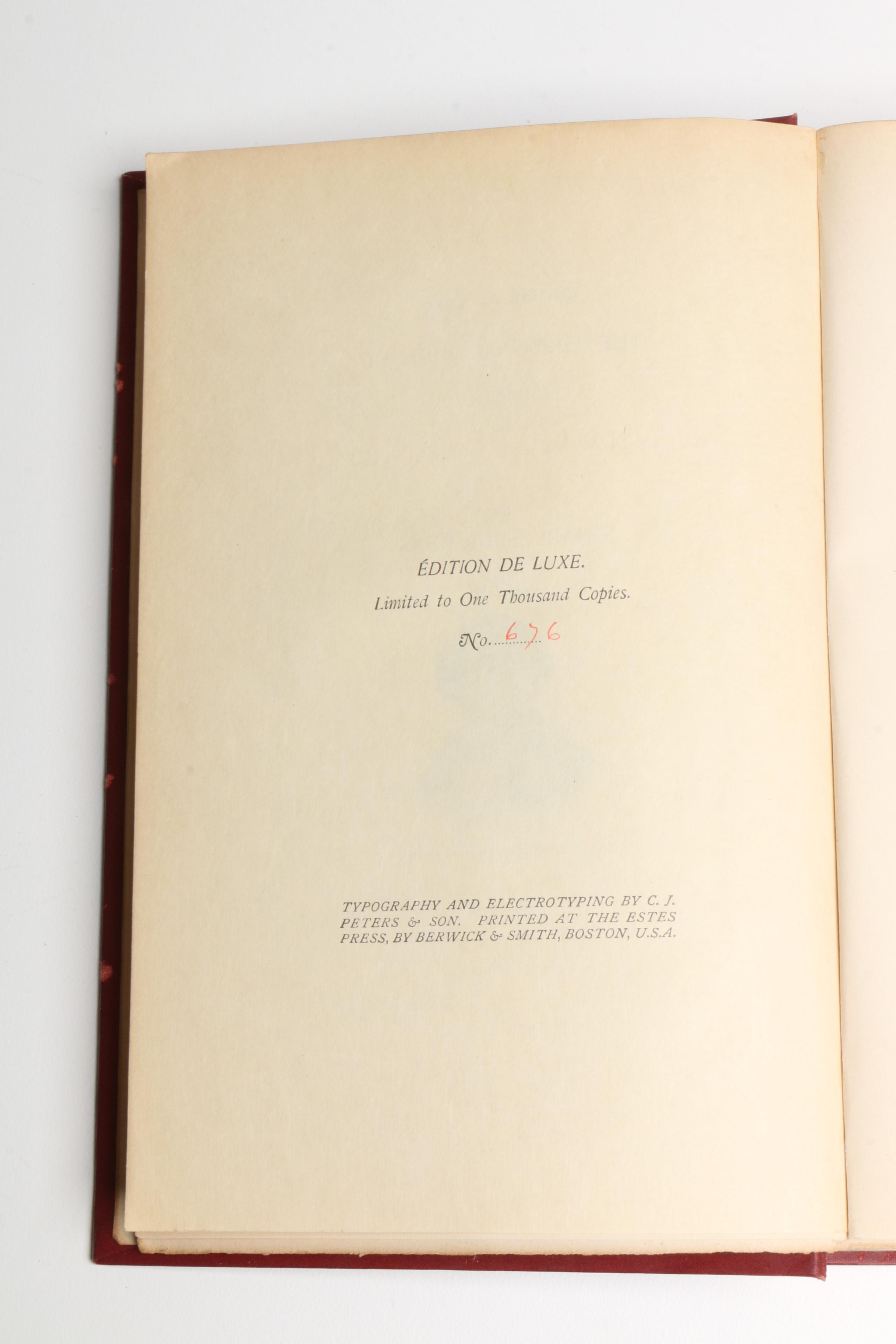 1890 Twelve Edition de Luxe Volumes of Charles Dickens' Works