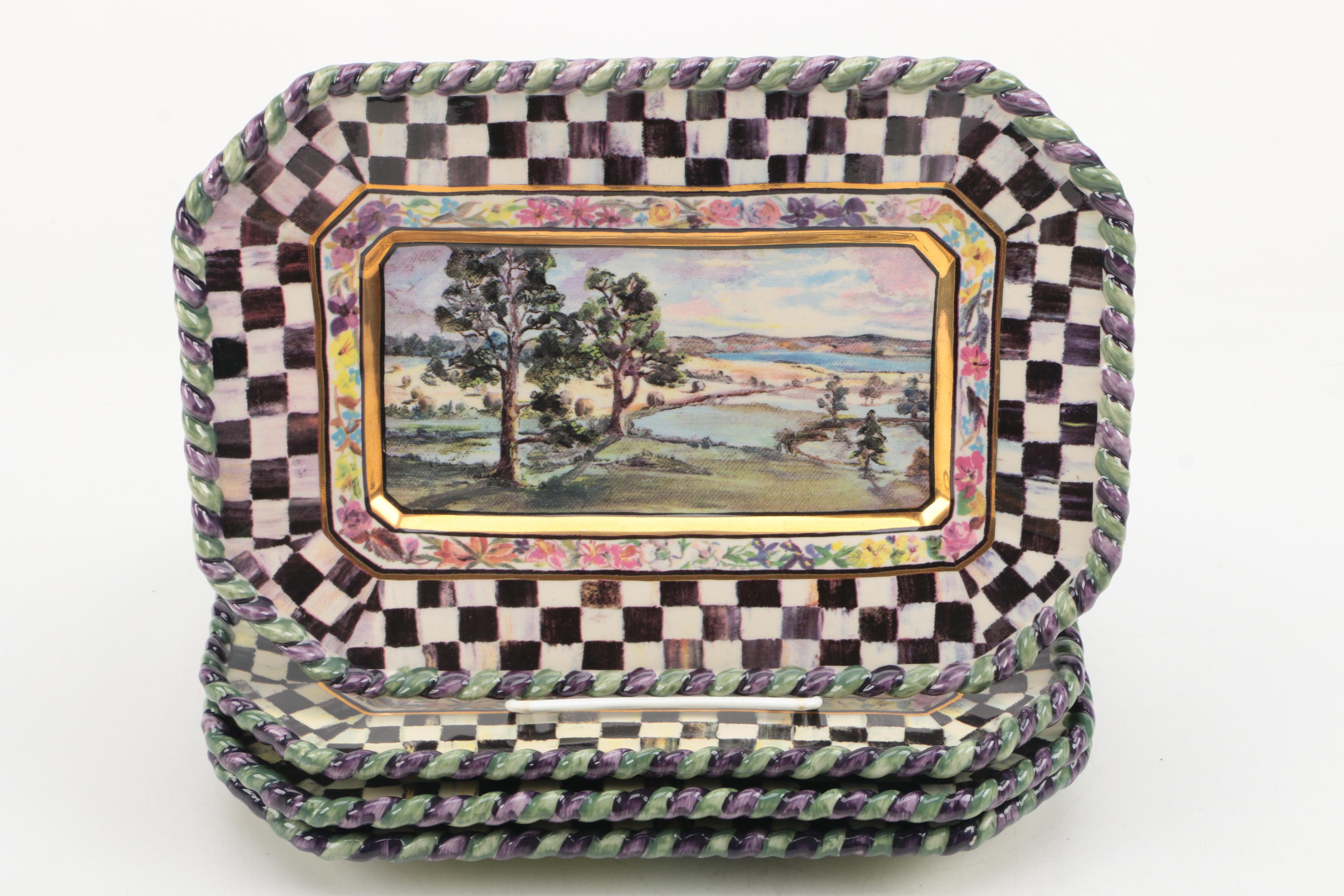 Victoria and Richard MacKenzie-Childs Trays