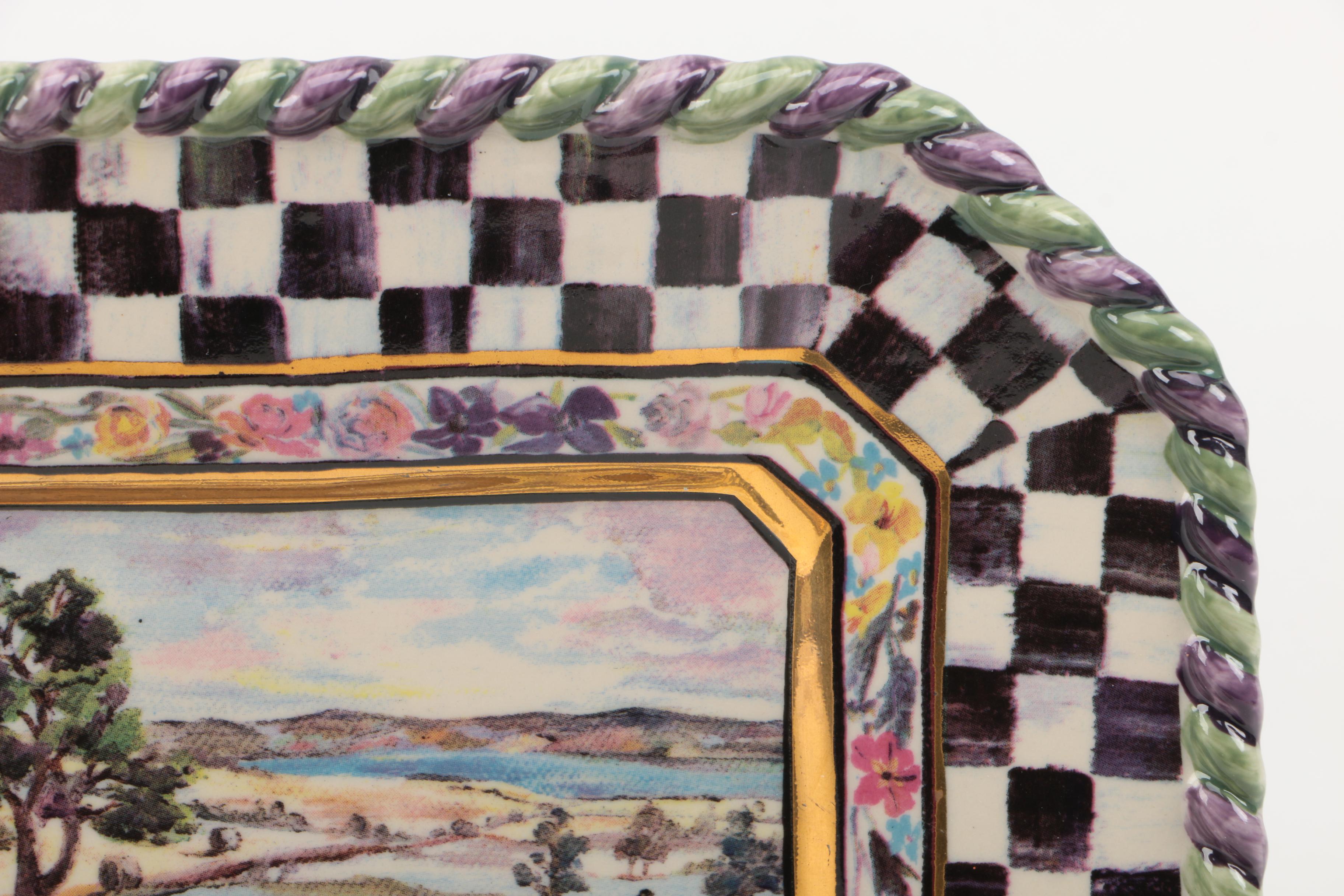 Victoria and Richard MacKenzie-Childs Trays