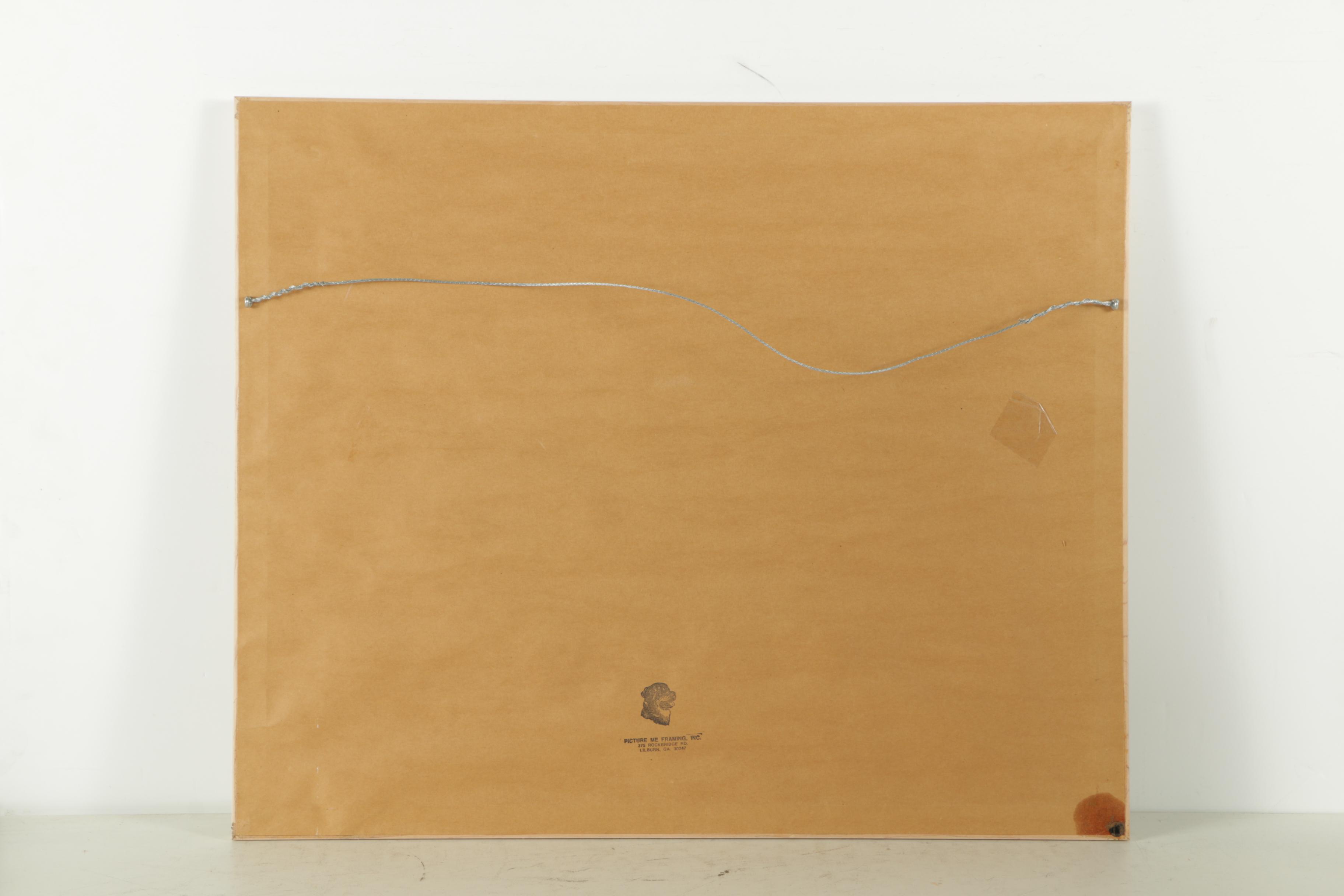 Watercolor on Paper of Sailboats