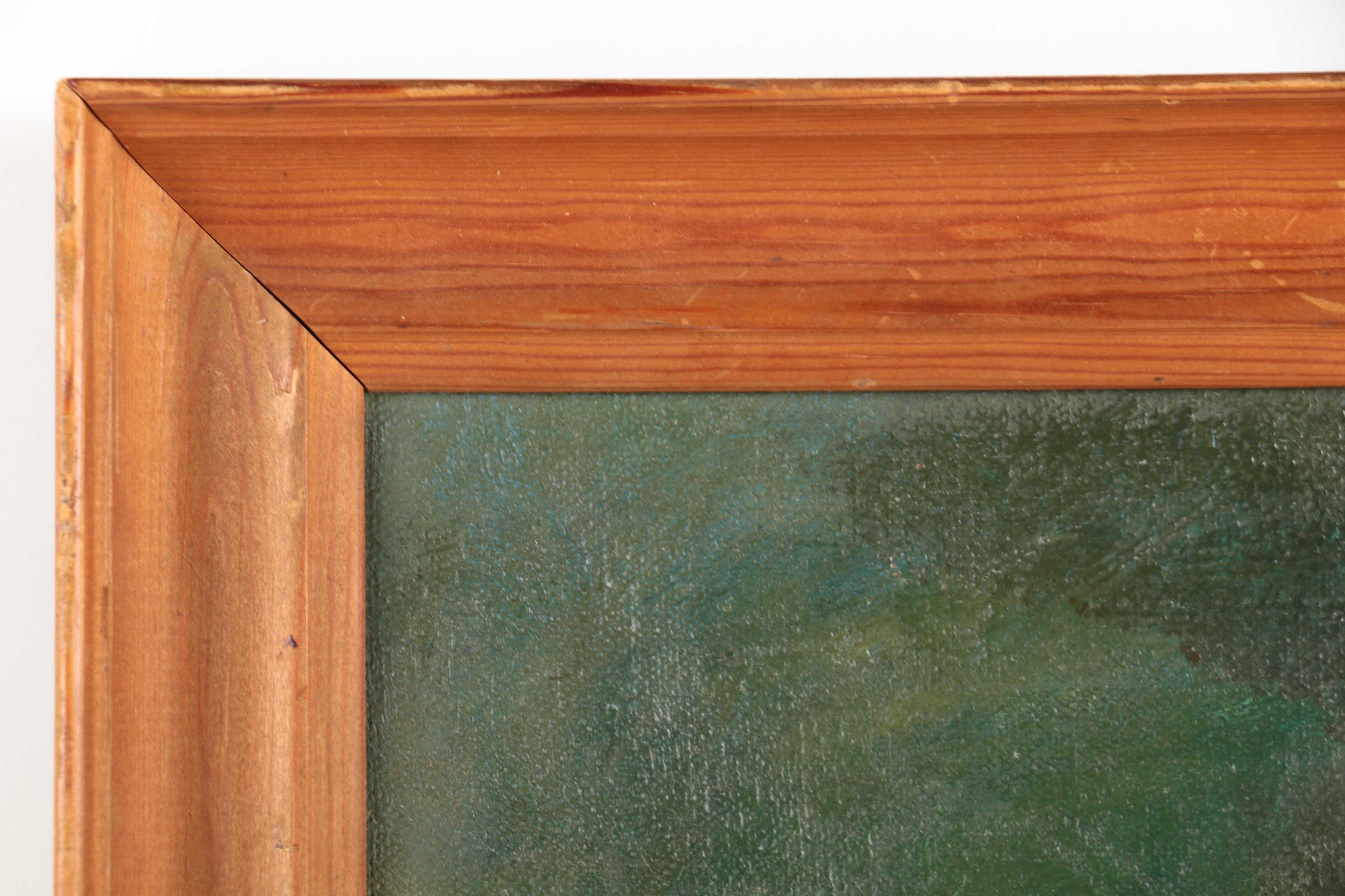 Oil Painting on Canvas of Figural Portrait