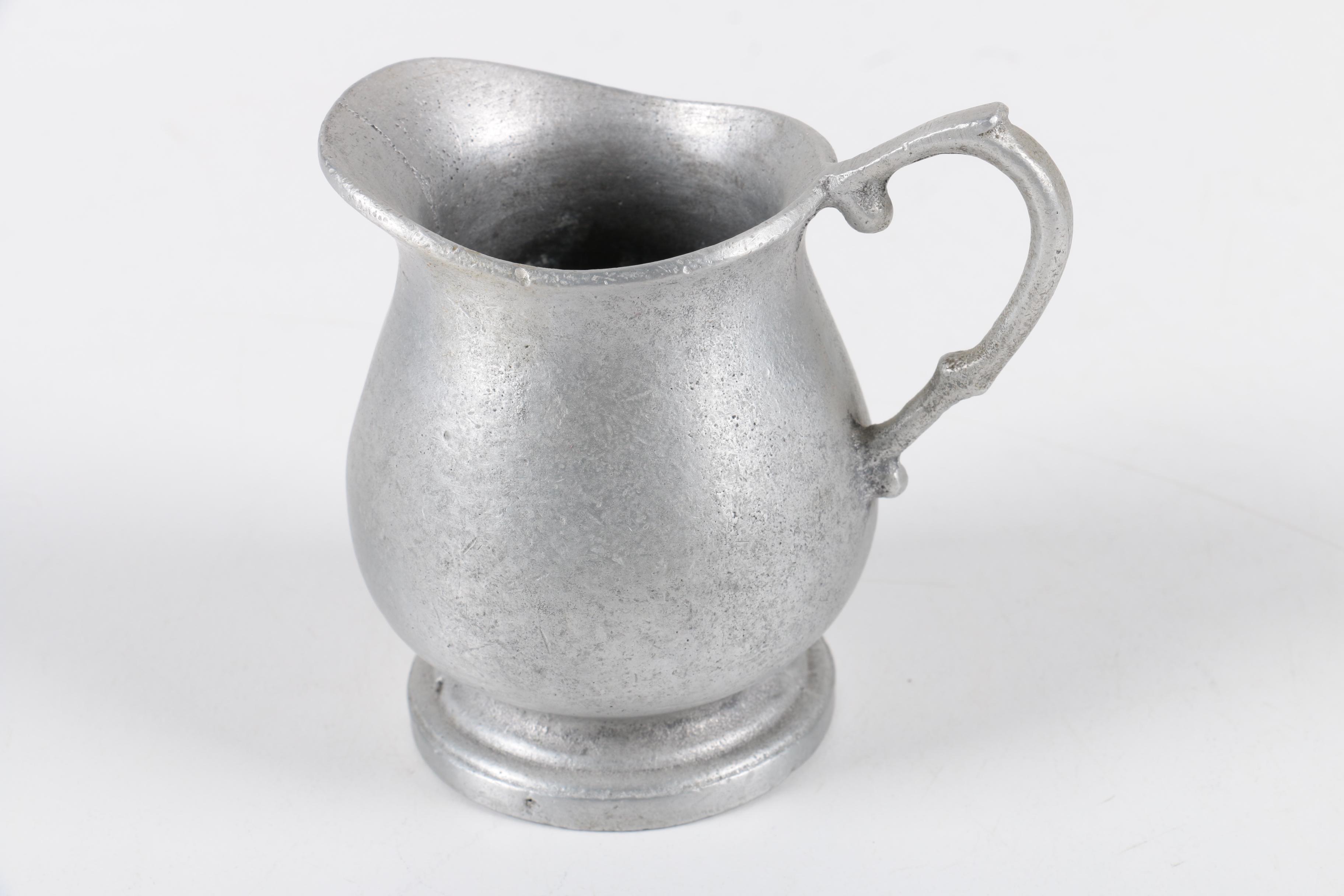 Pewter Tableware Featuring a Vintage Goblet From Israel