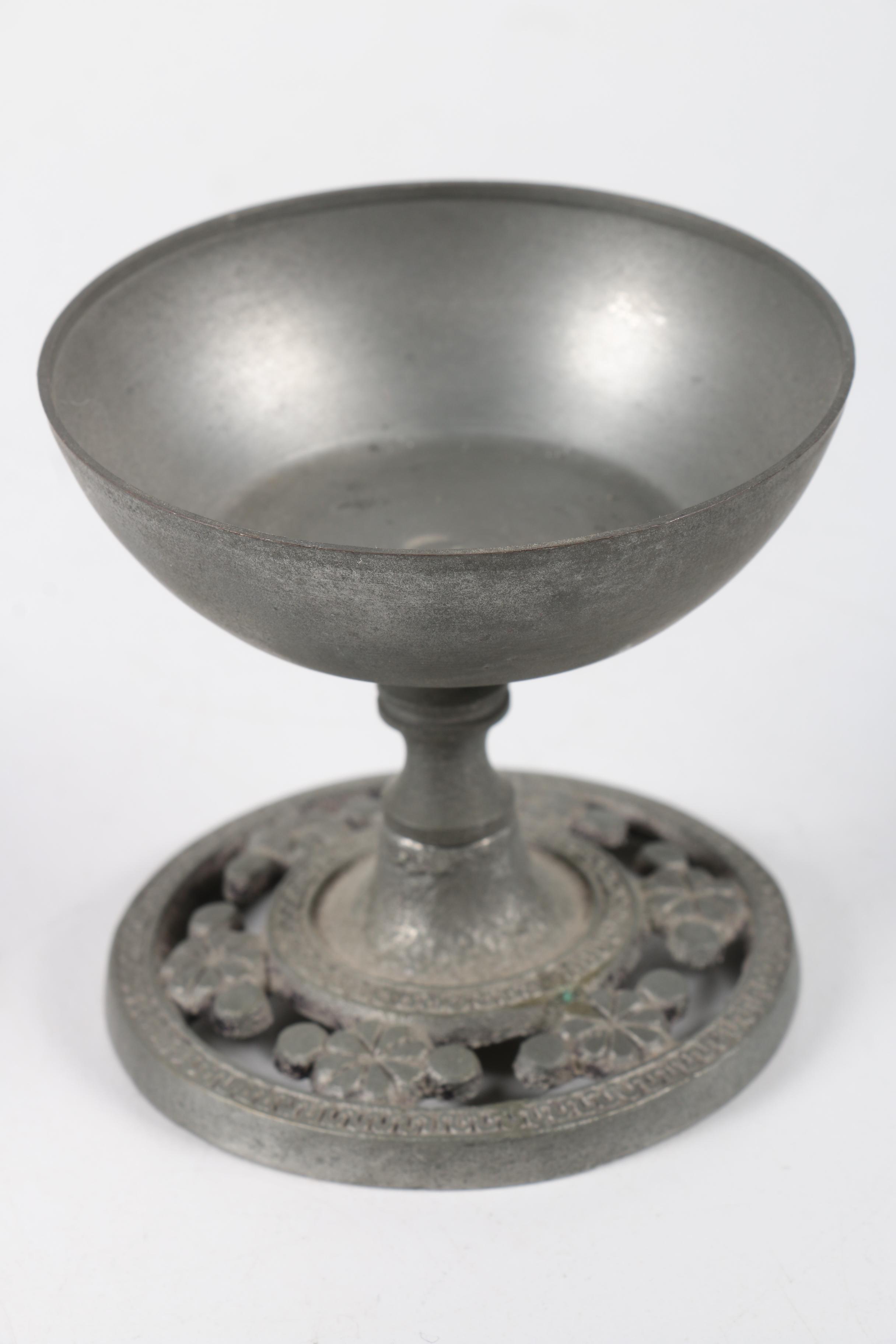 Pewter Tableware Featuring a Vintage Goblet From Israel