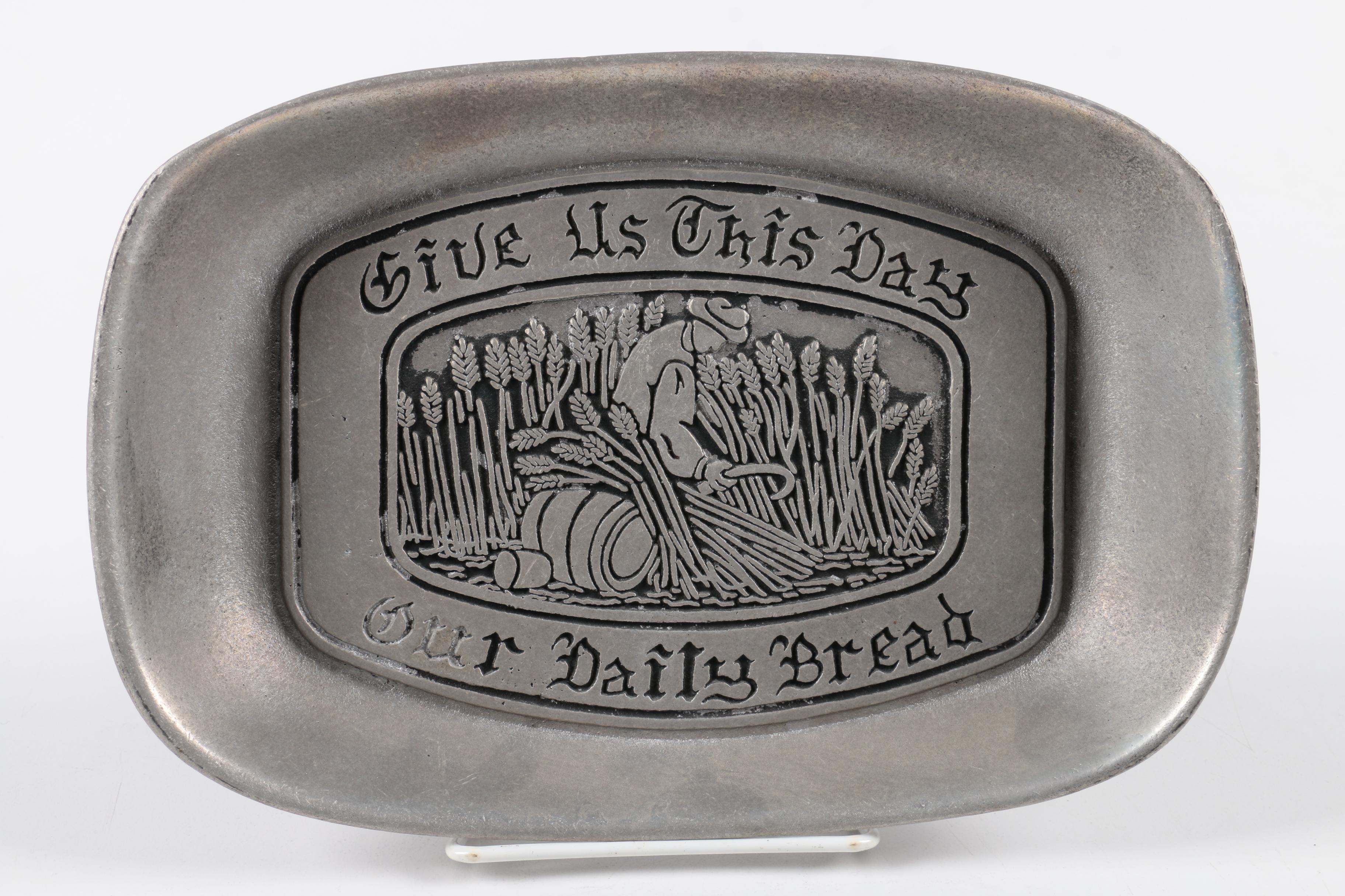 Pewter Tableware Featuring a Vintage Goblet From Israel