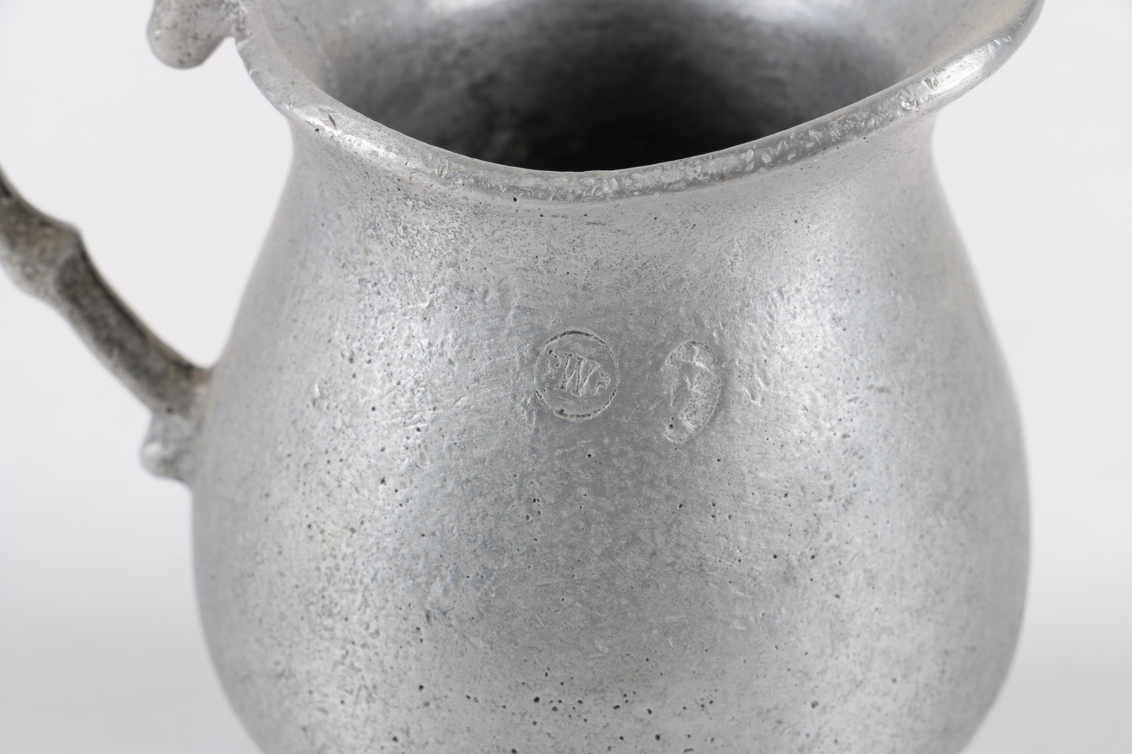Pewter Tableware Featuring a Vintage Goblet From Israel
