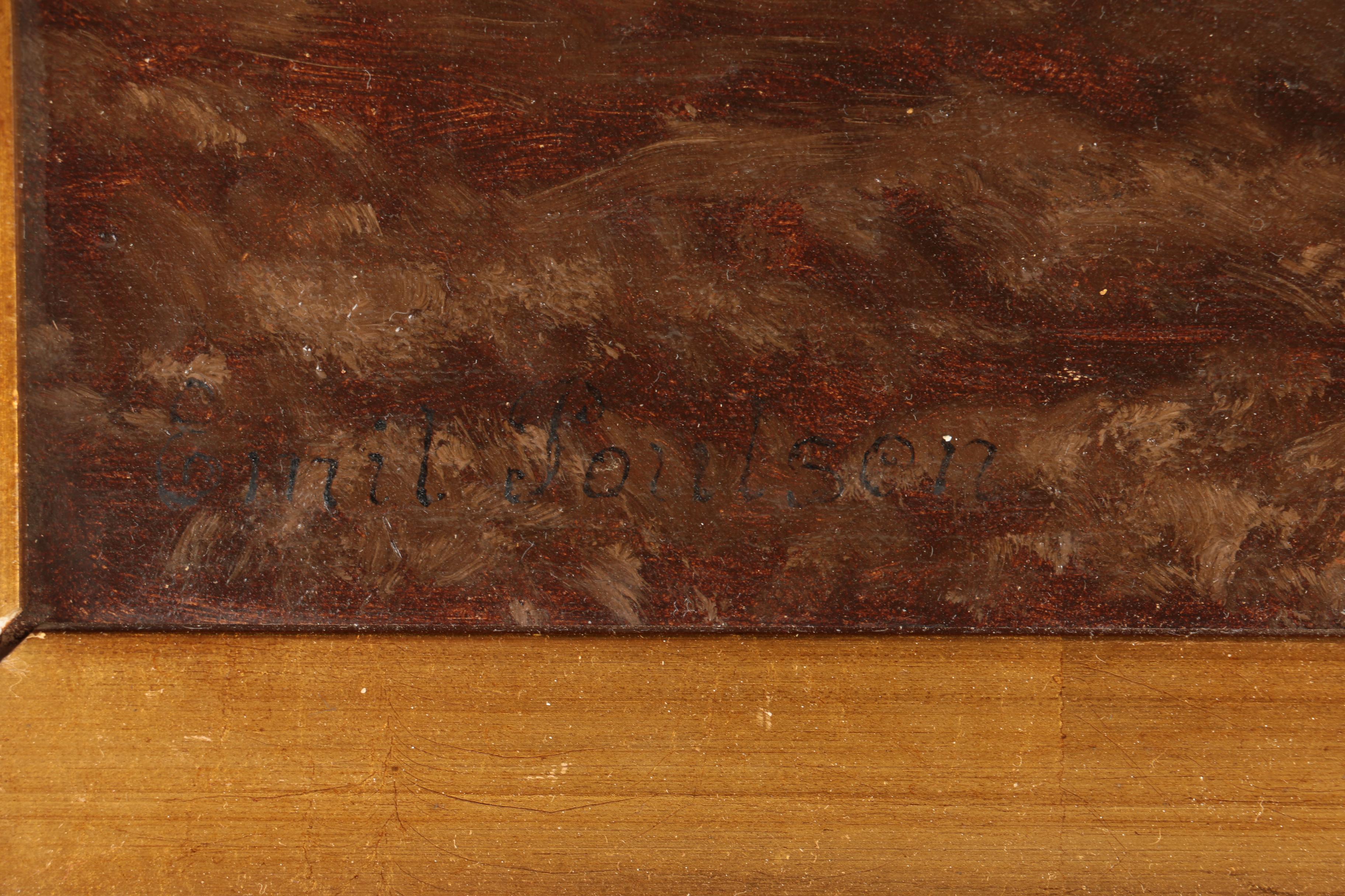 Emil Poulsen Oil on Canvas